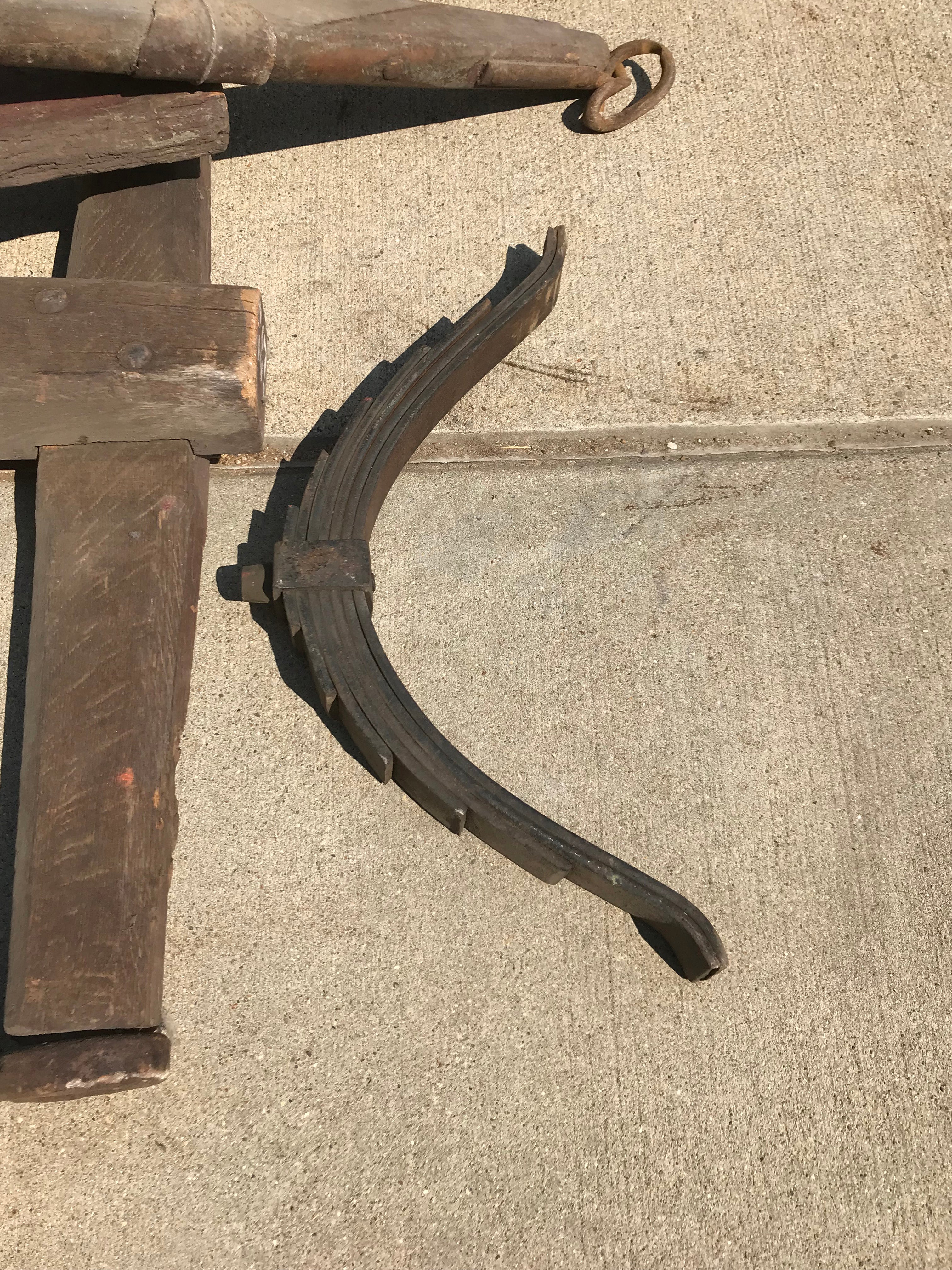 Antique Bobsled Pieces