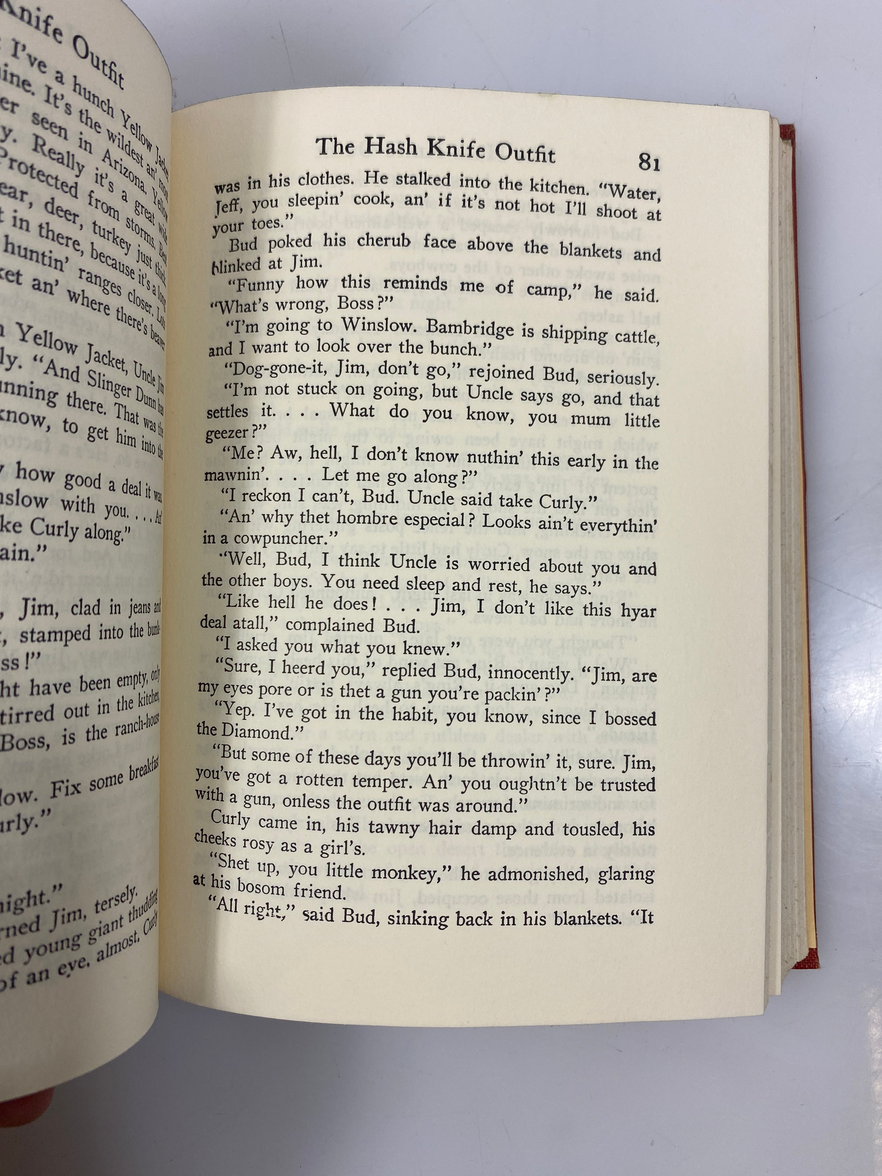 Set of 2 Zane Grey Hardcovers Shadow on the Trail/Hash Knife Outfit Ex-libra HC