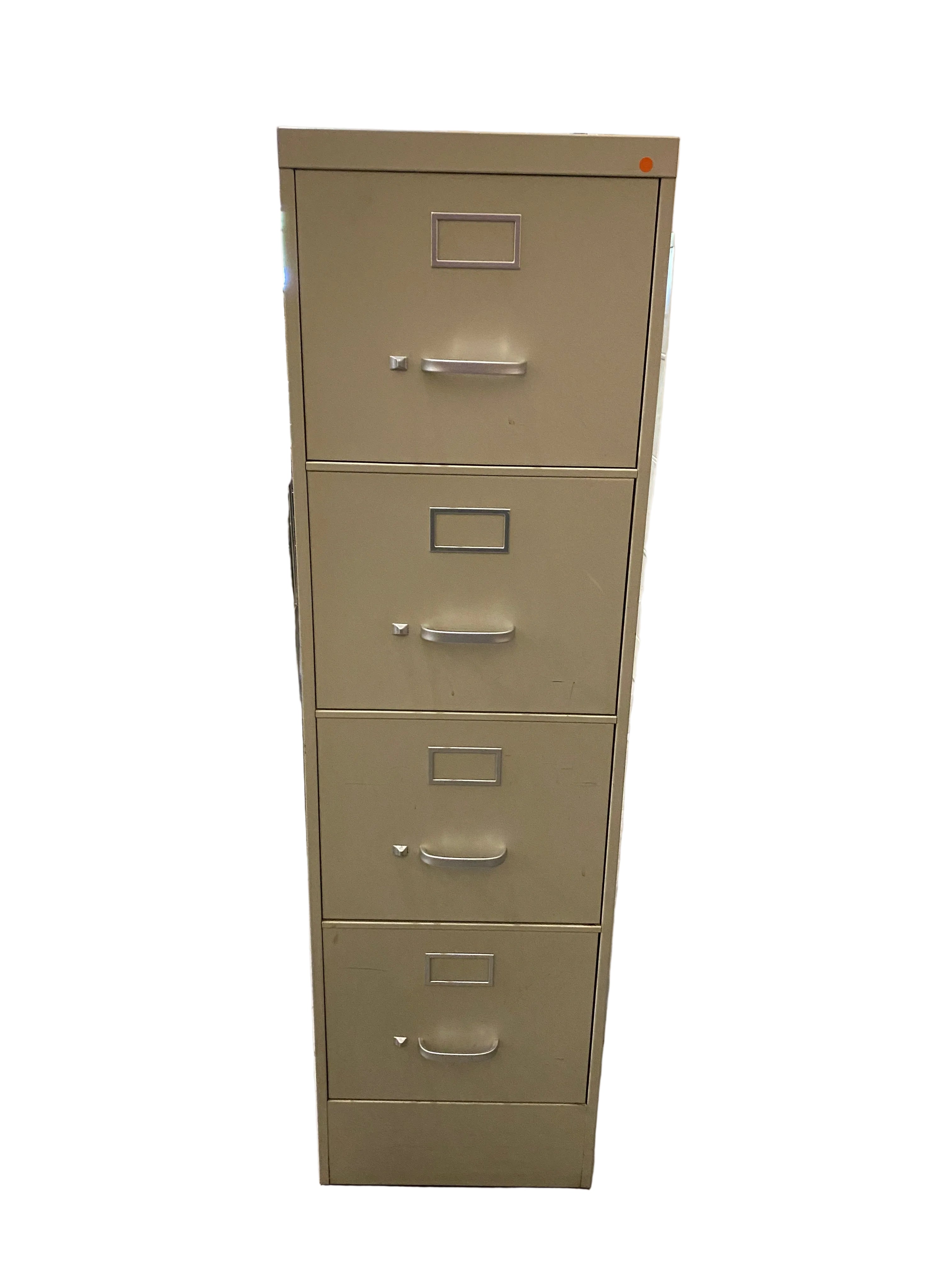 Steelcase Tan 4 Drawer File Cabinet
