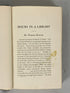 3 Volumes: Hours in a Library by Leslie Stephen (1, 2, 4) 1907 Antique HC