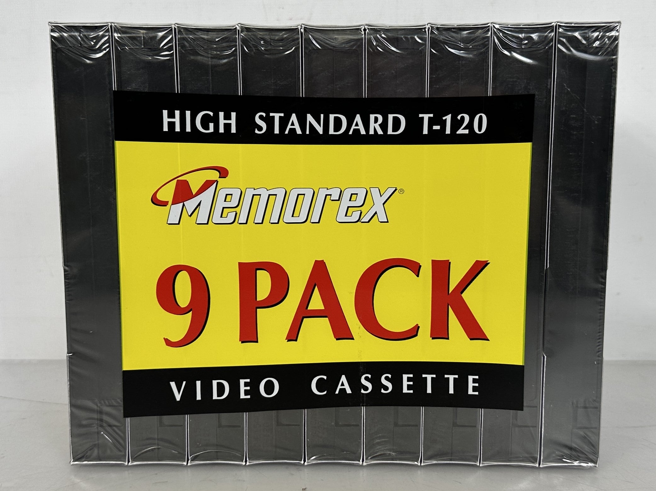 9-Pk. Memorex High Standard T-120 6-Hour Video Cassette
