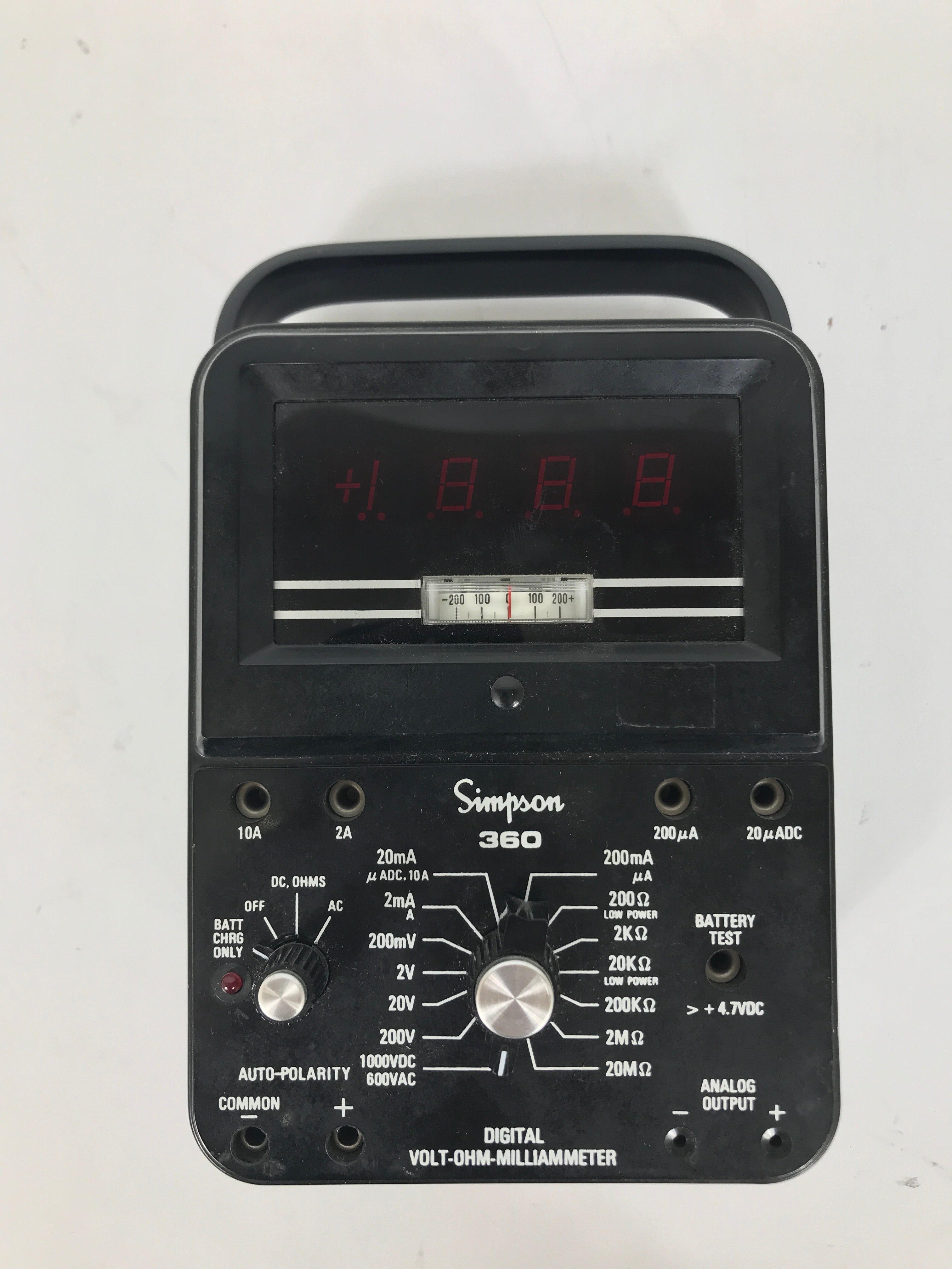 Simpson 360-2 Digital Volt-Ohm-Multimeter