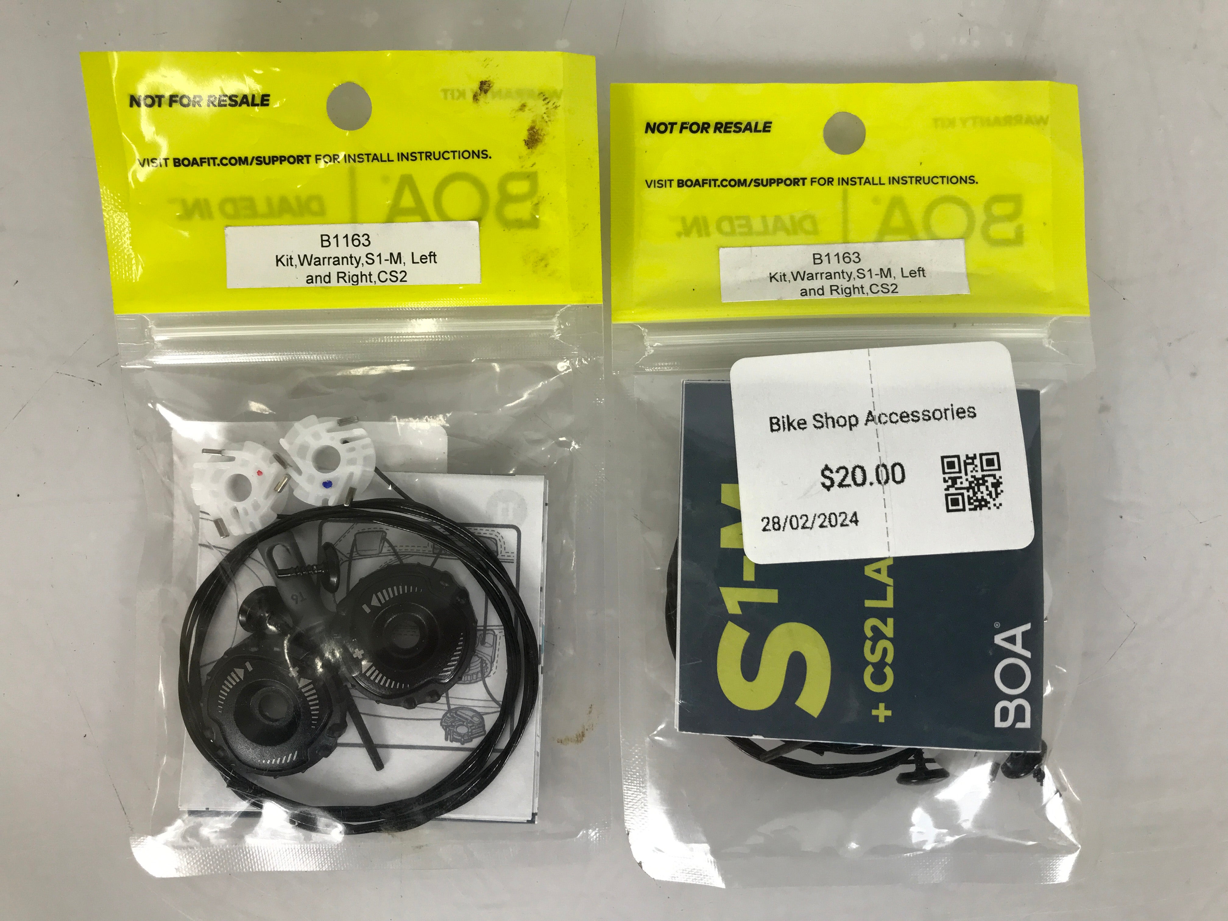 BOA Fit System Replacement Kit B1163 Left & Right *New*