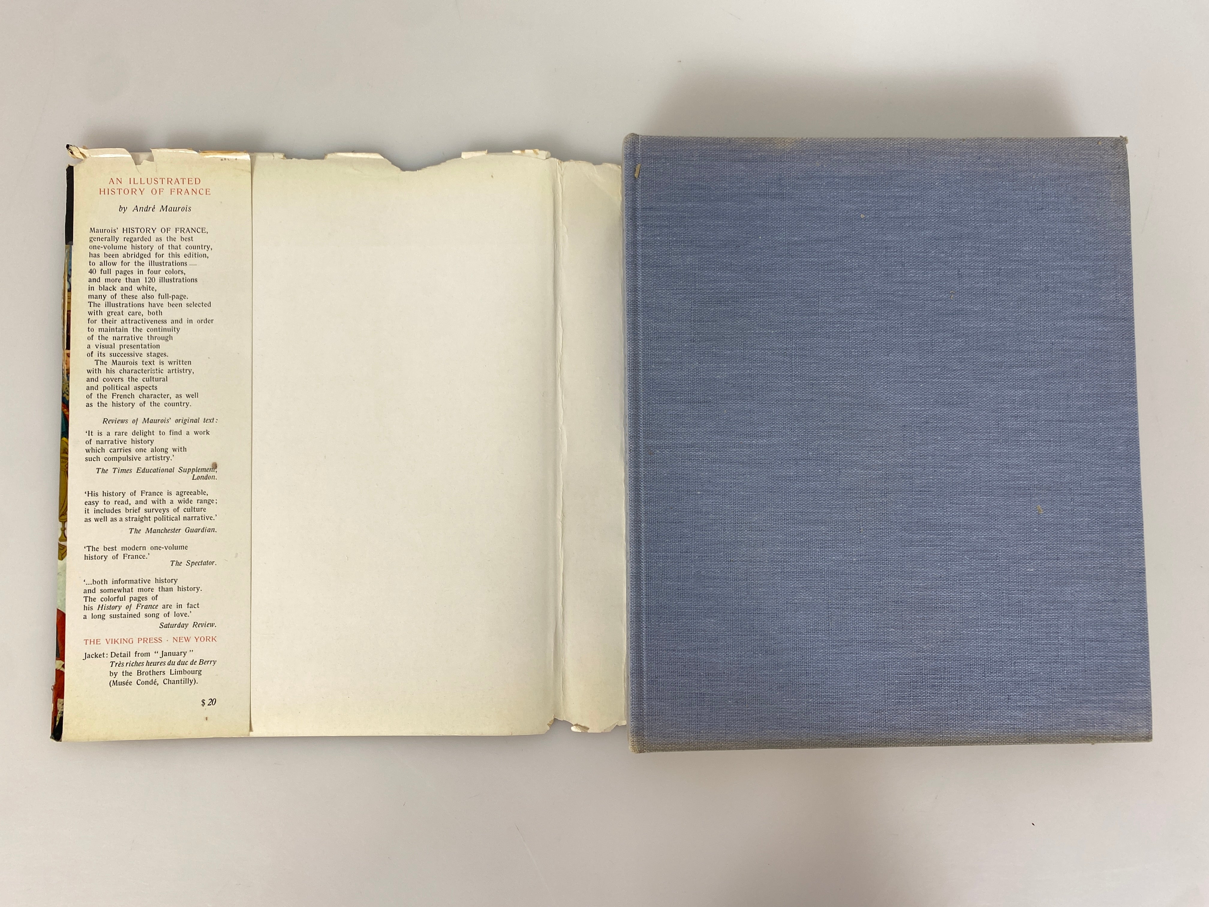 An Illustrated History of France by Andre Maurois 1960 Vintage HC DJ