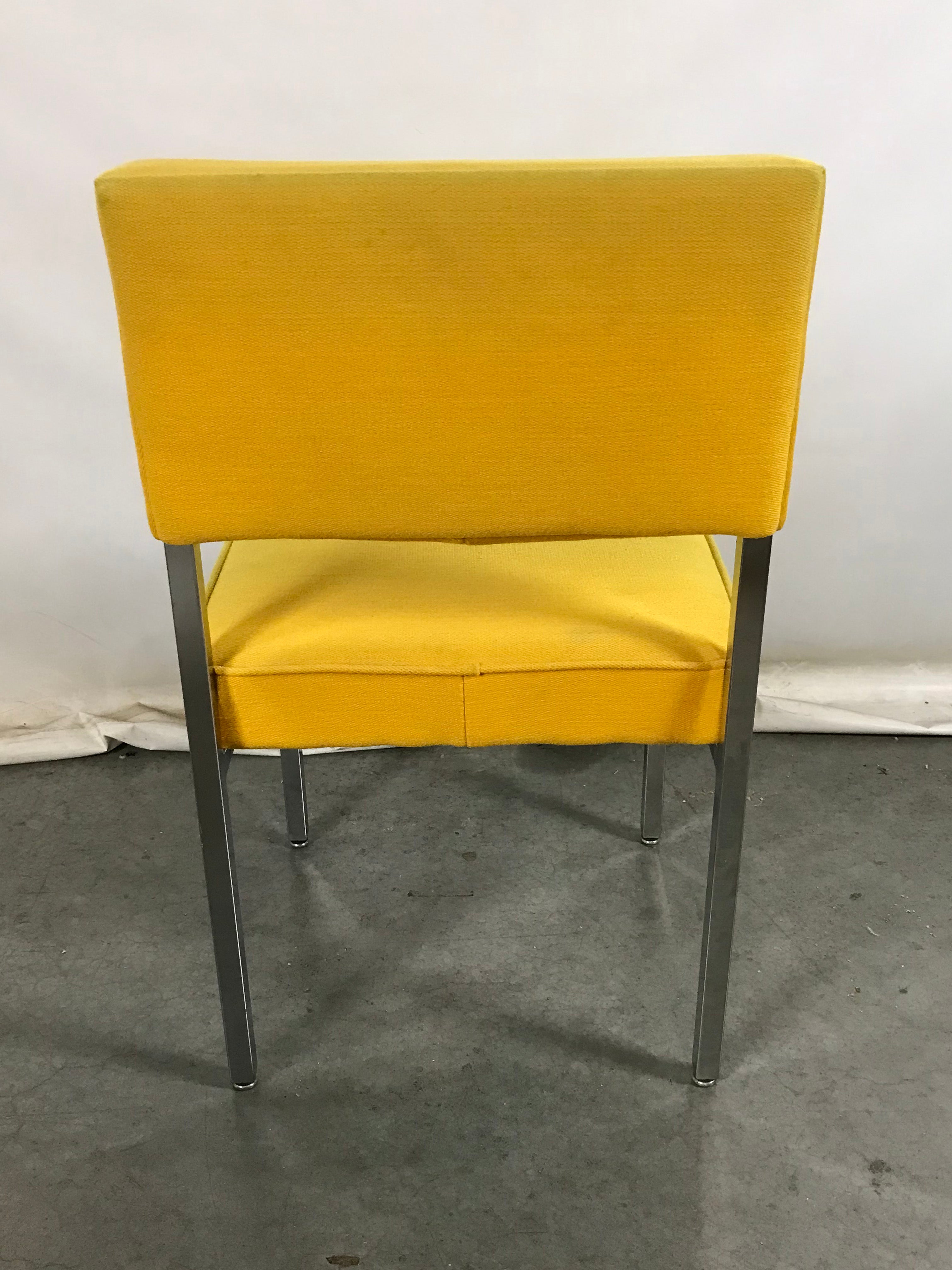 Yellow Cushioned Chair