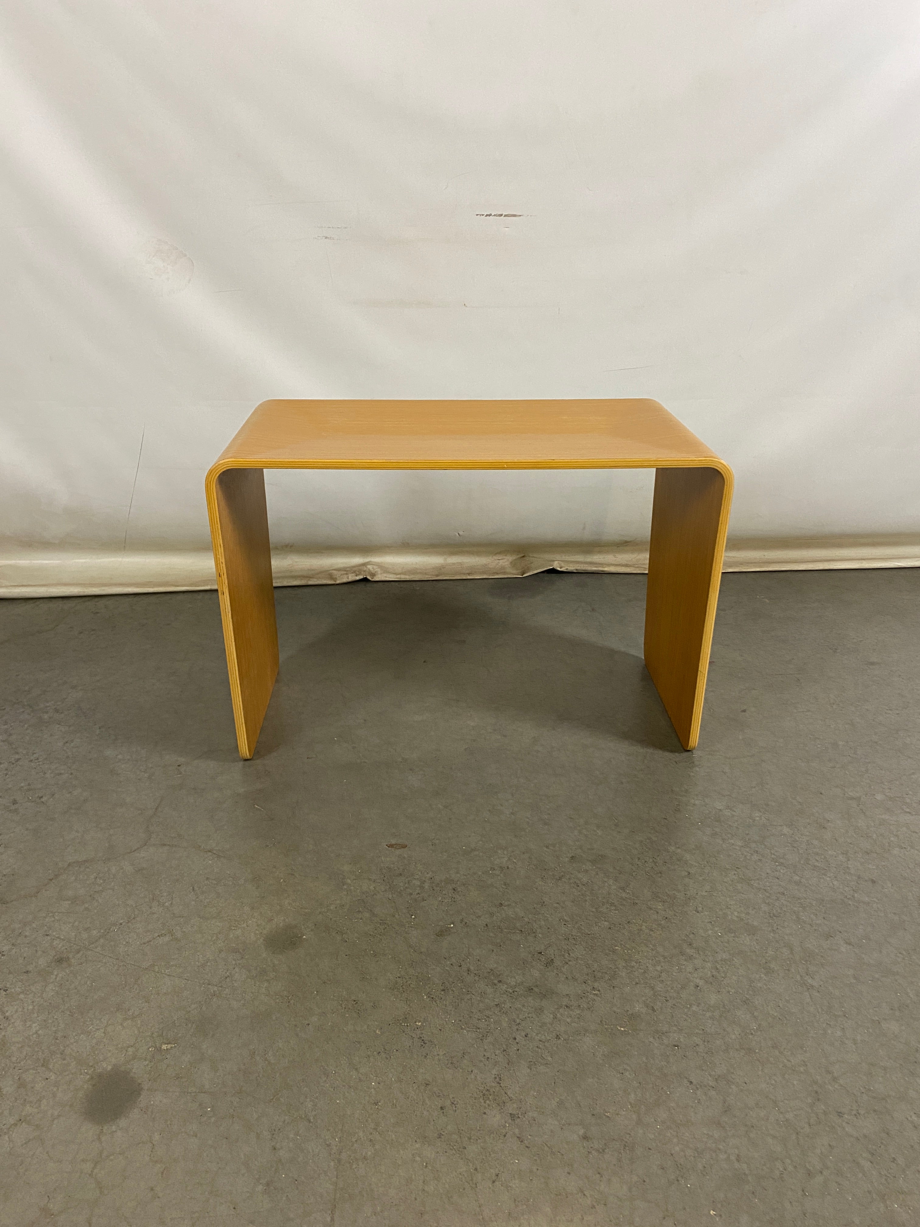 Light Brown Wooden Bench