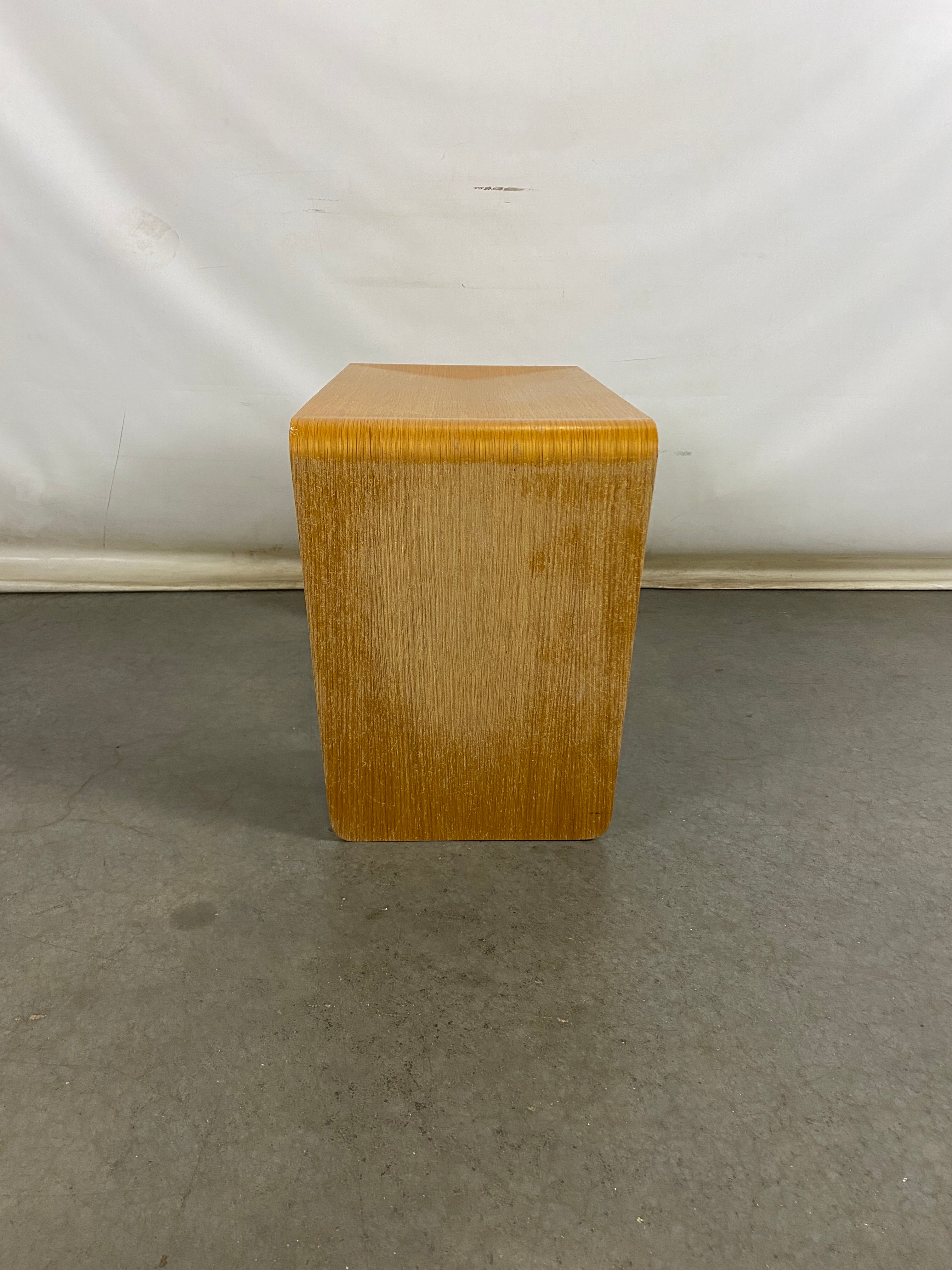 Light Brown Wooden Bench