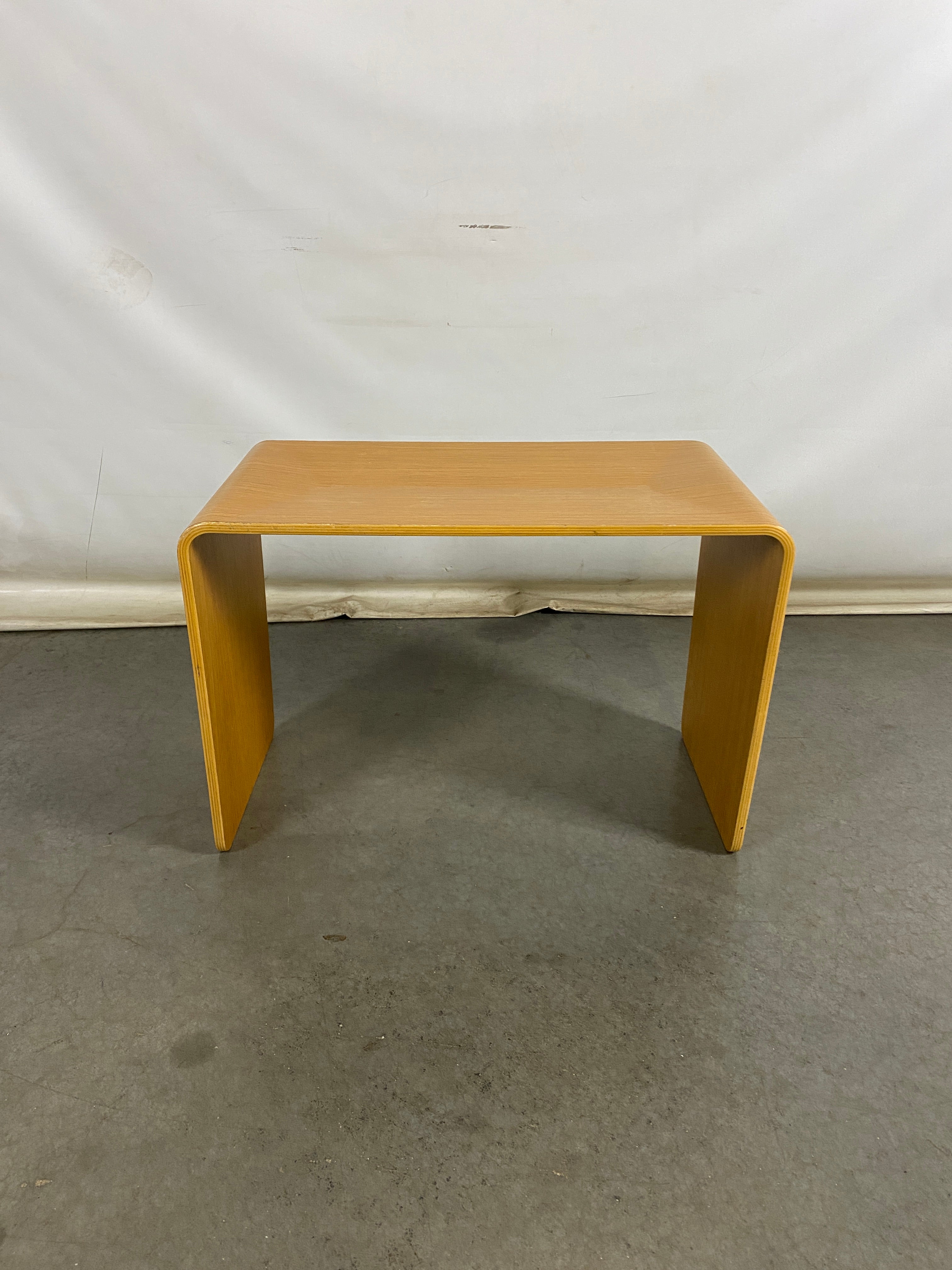 Light Brown Wooden Bench