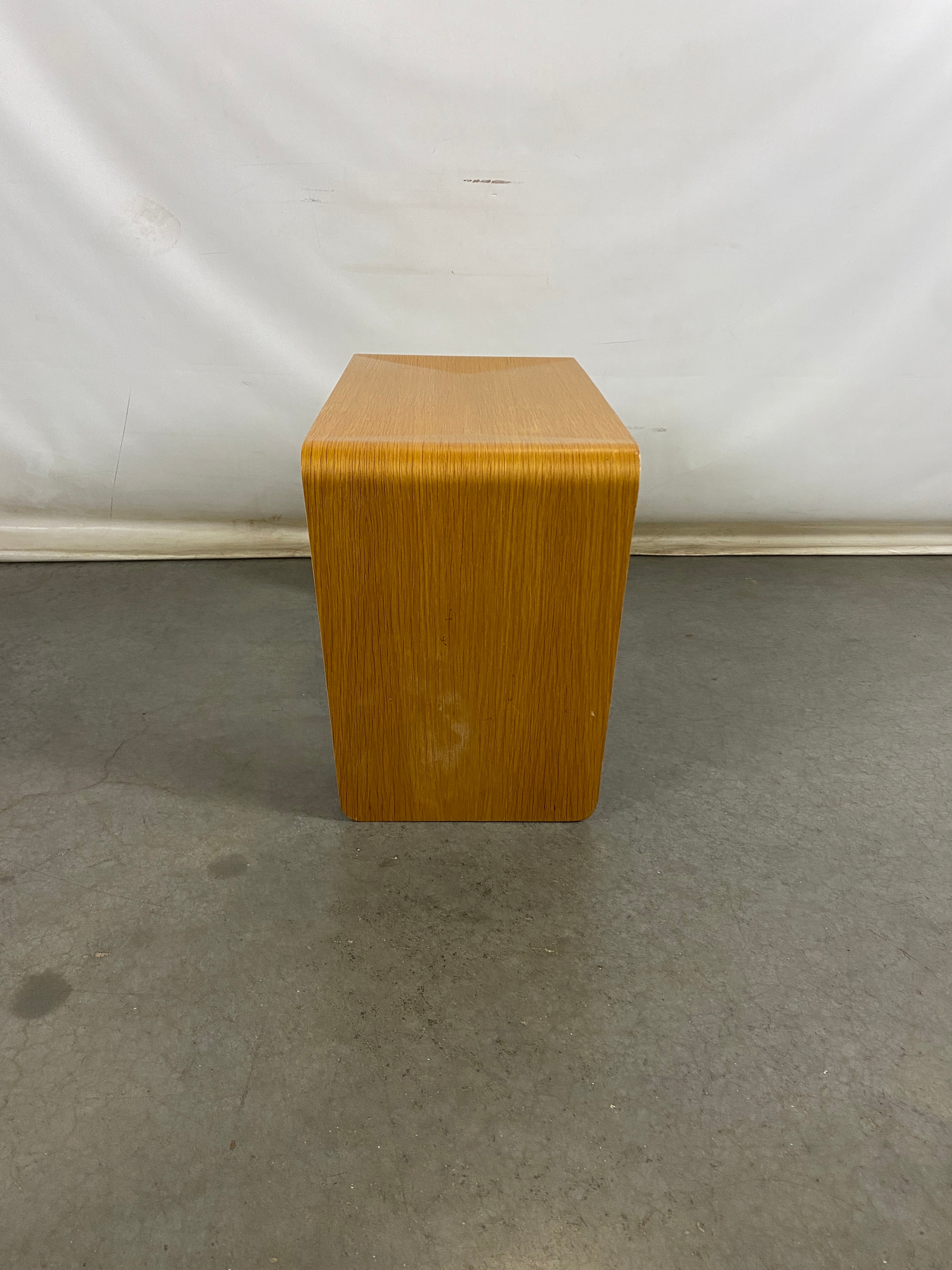 Light Brown Wooden Bench