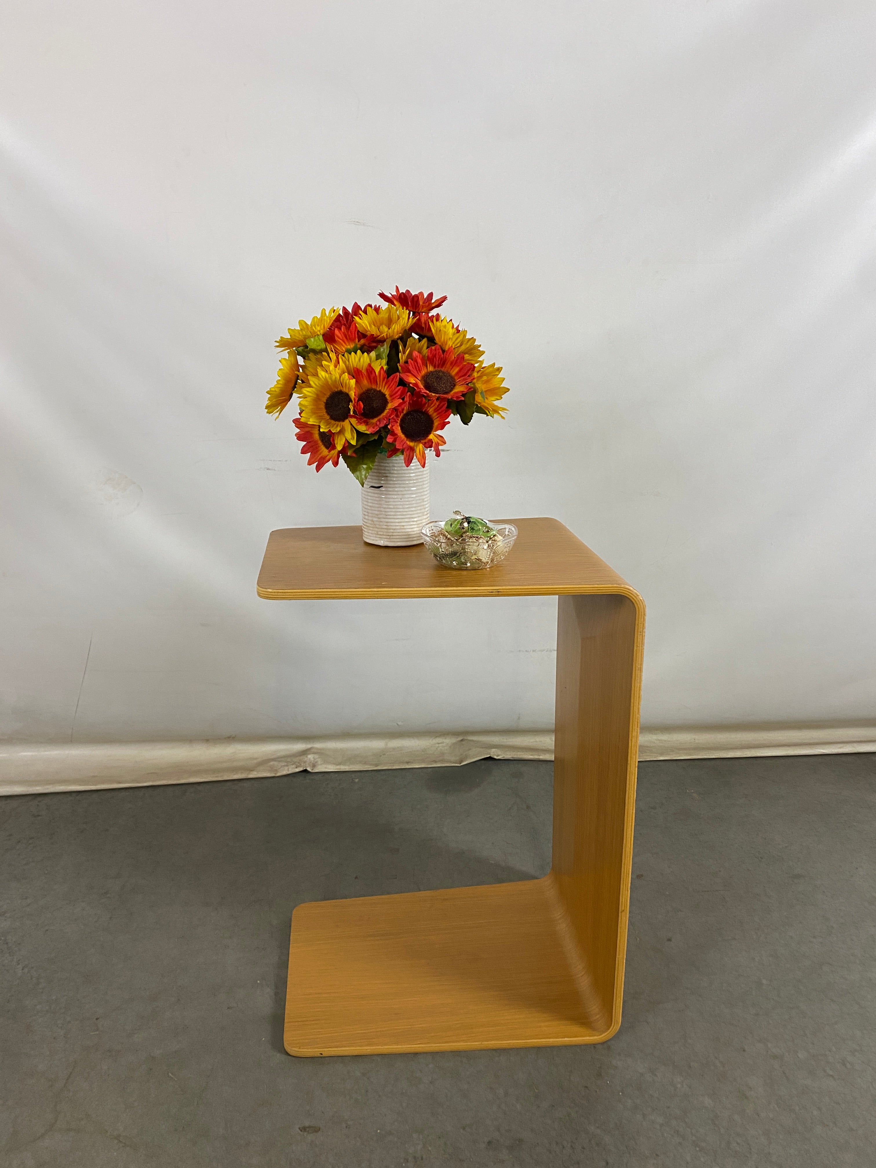 Light Brown Wooden Bench