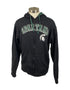 Michigan State University Black Zip-Up Sweater Unisex Size Large