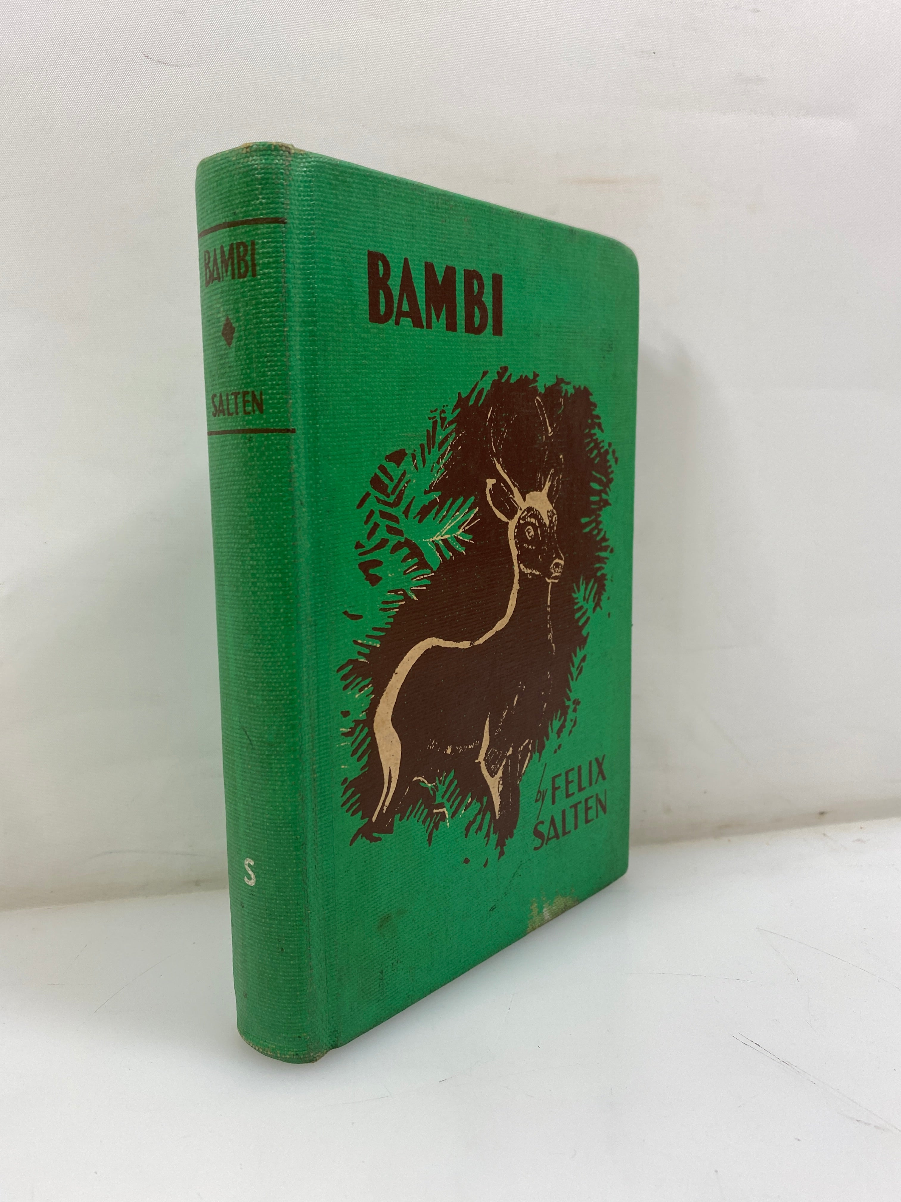 Bambi by Felix Salten 1929 Simon and Schuster Ex-library HC