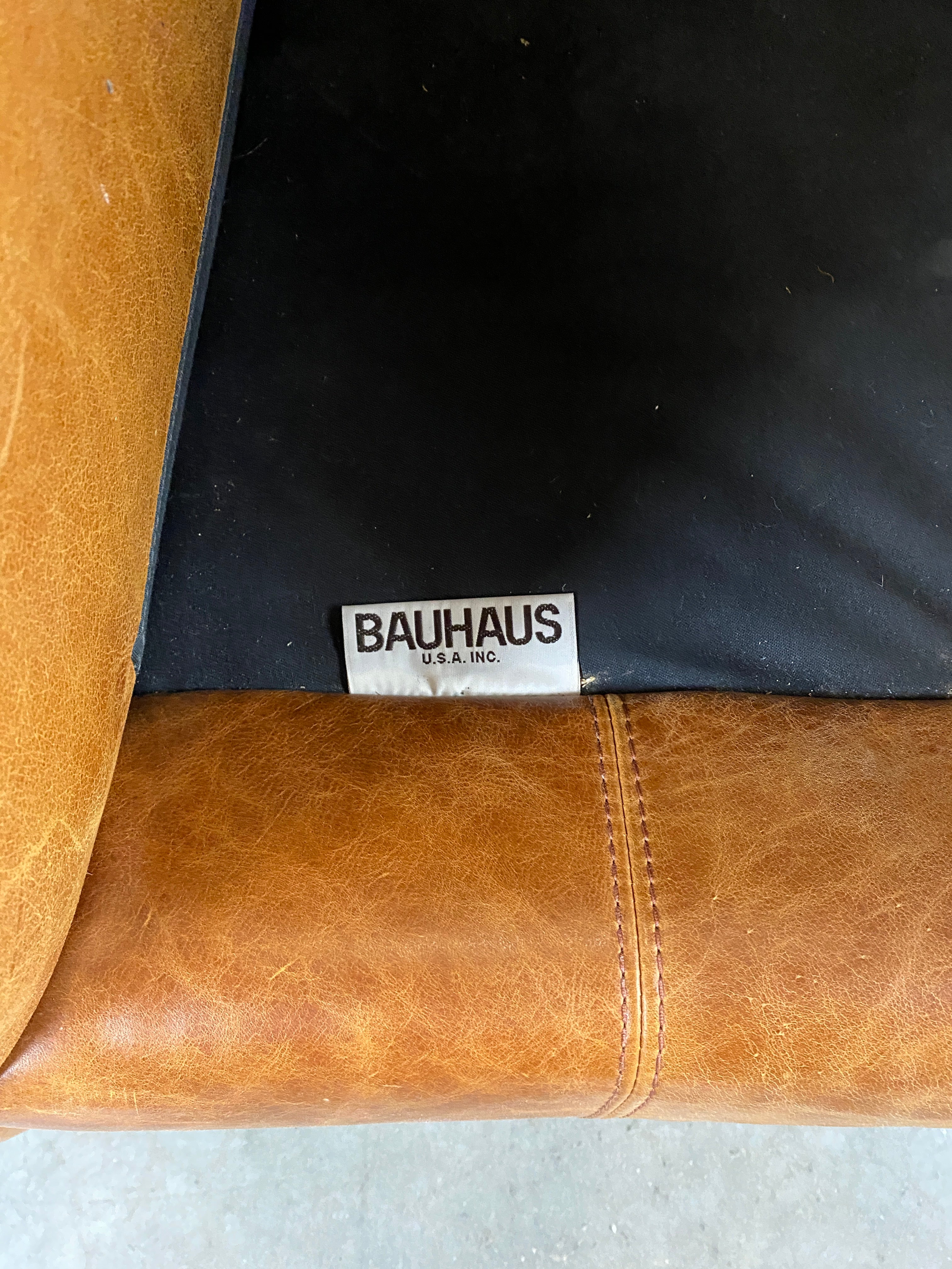 BAUHAUS Brown Leather Chair