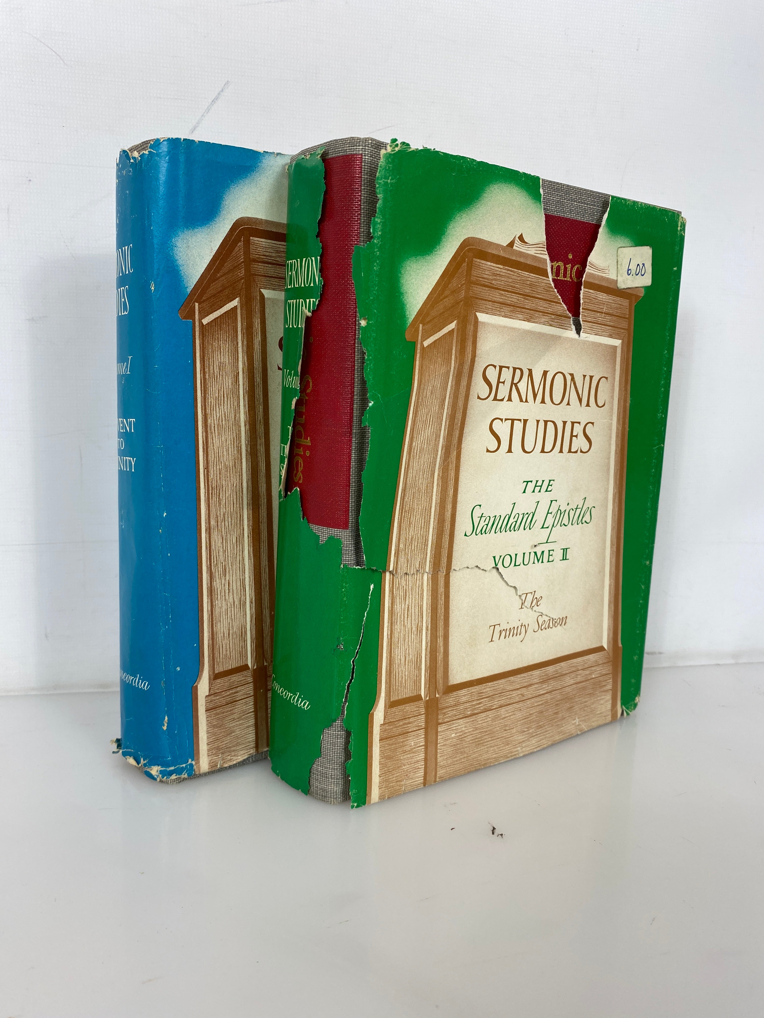 2 Volume Set Sermonic Studies The Standard Epistles 1957-63 HC DJ