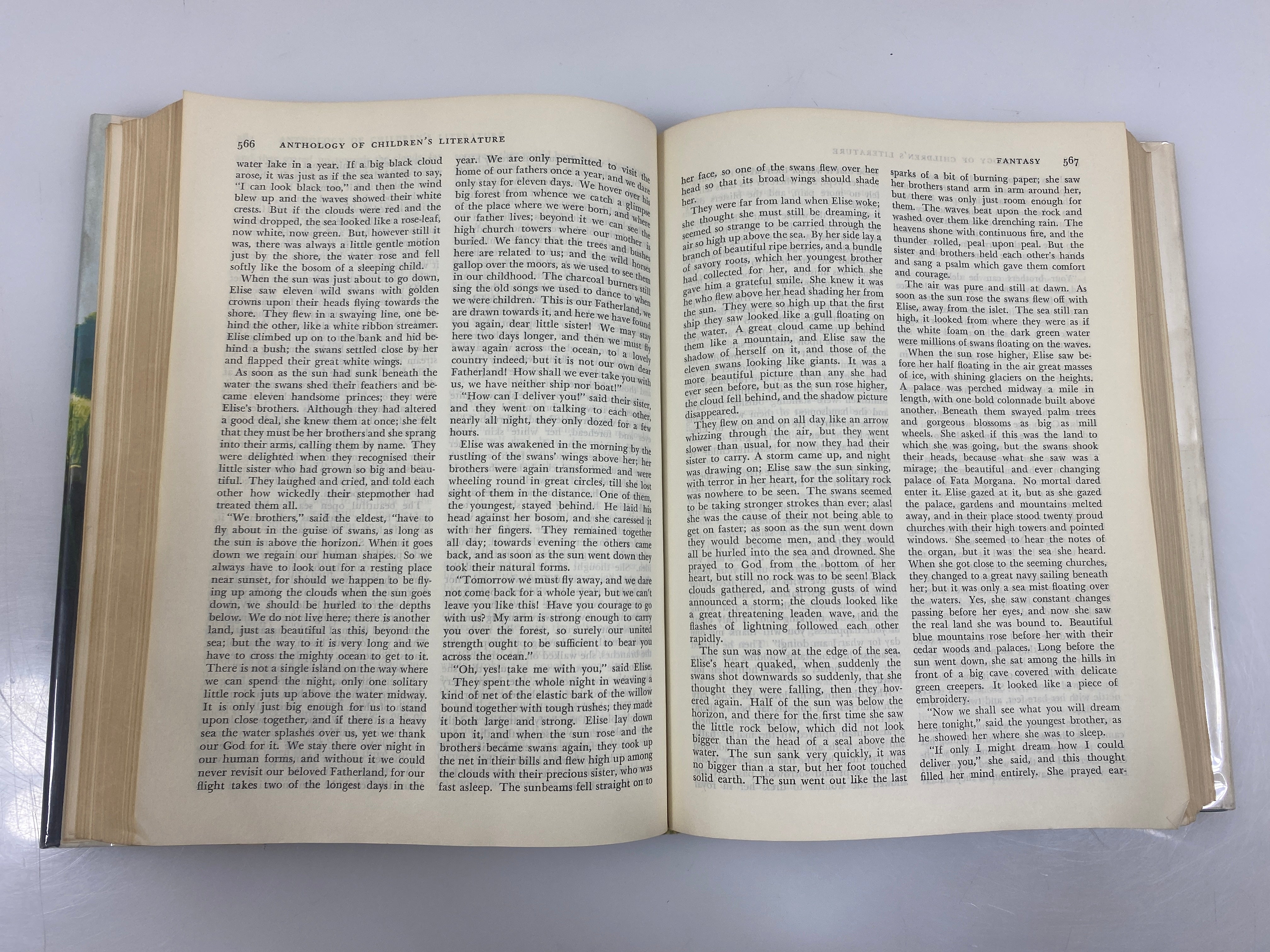 Anthology of Children's Literature 3rd Ed. 1959 Ex-Library HCDJ