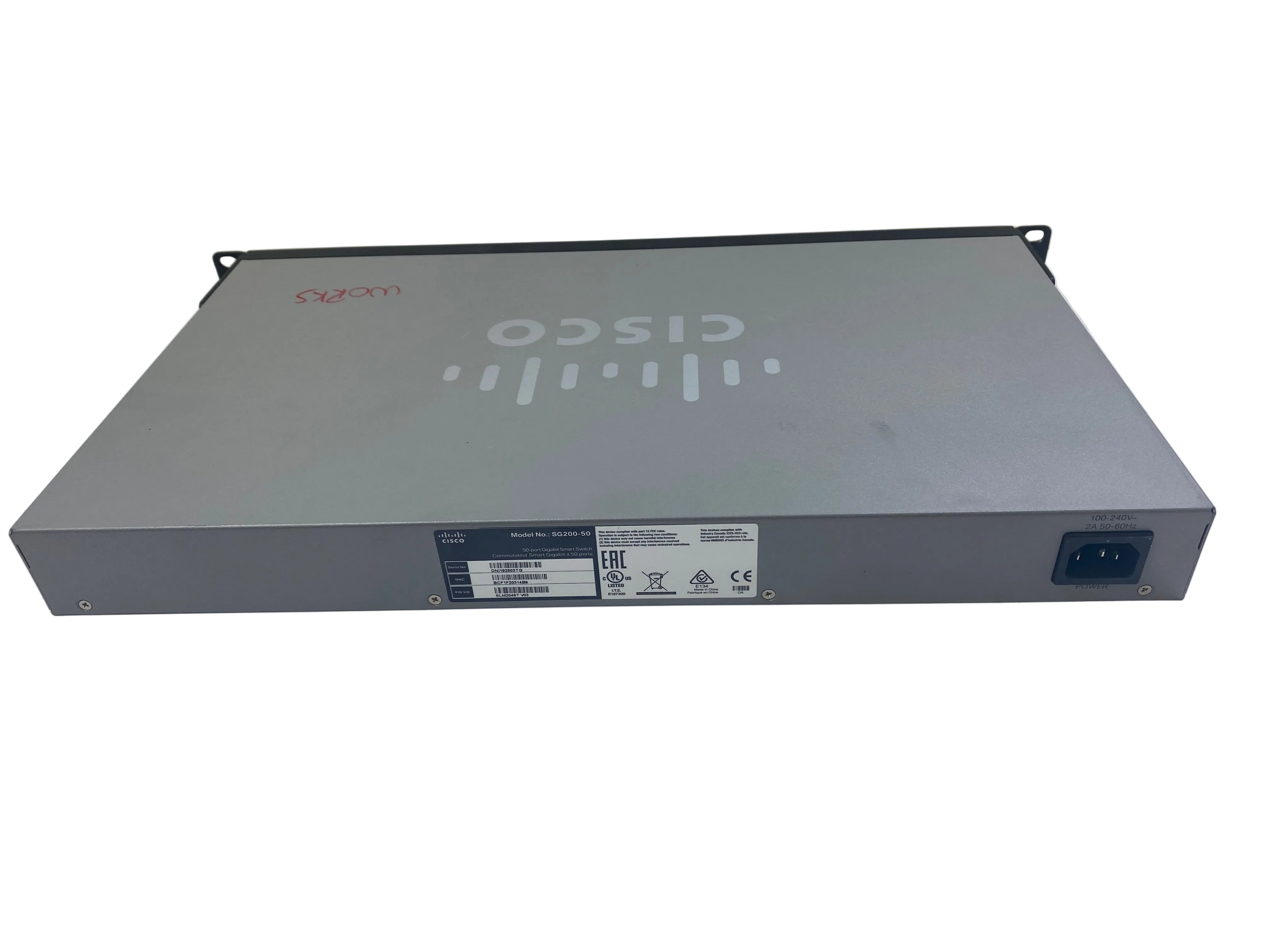 Cisco SG200-50 50 Port Gigabit Smart Switch
