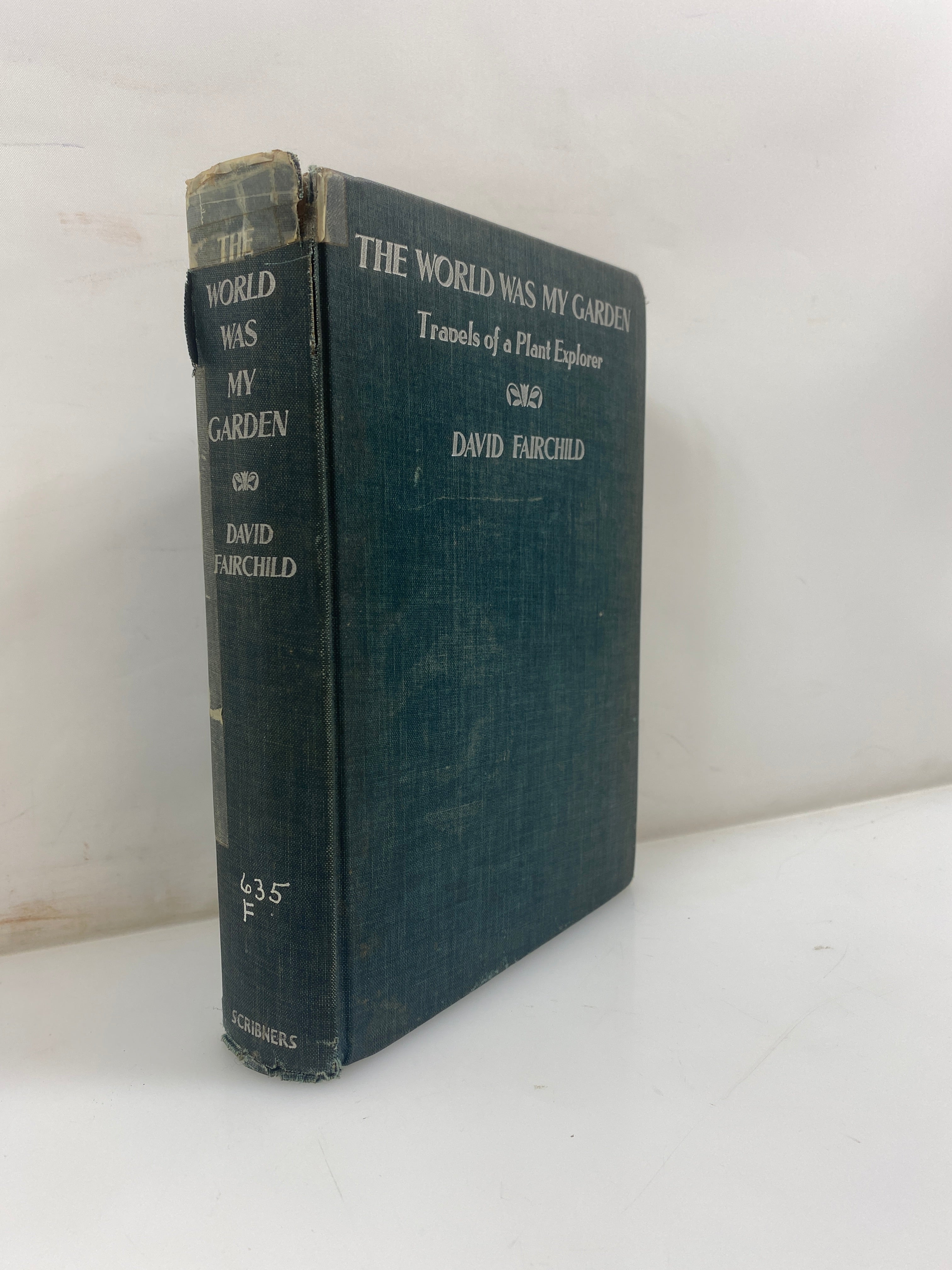 The World Was My Garden by Fairchild Ex-Library 1938 HC