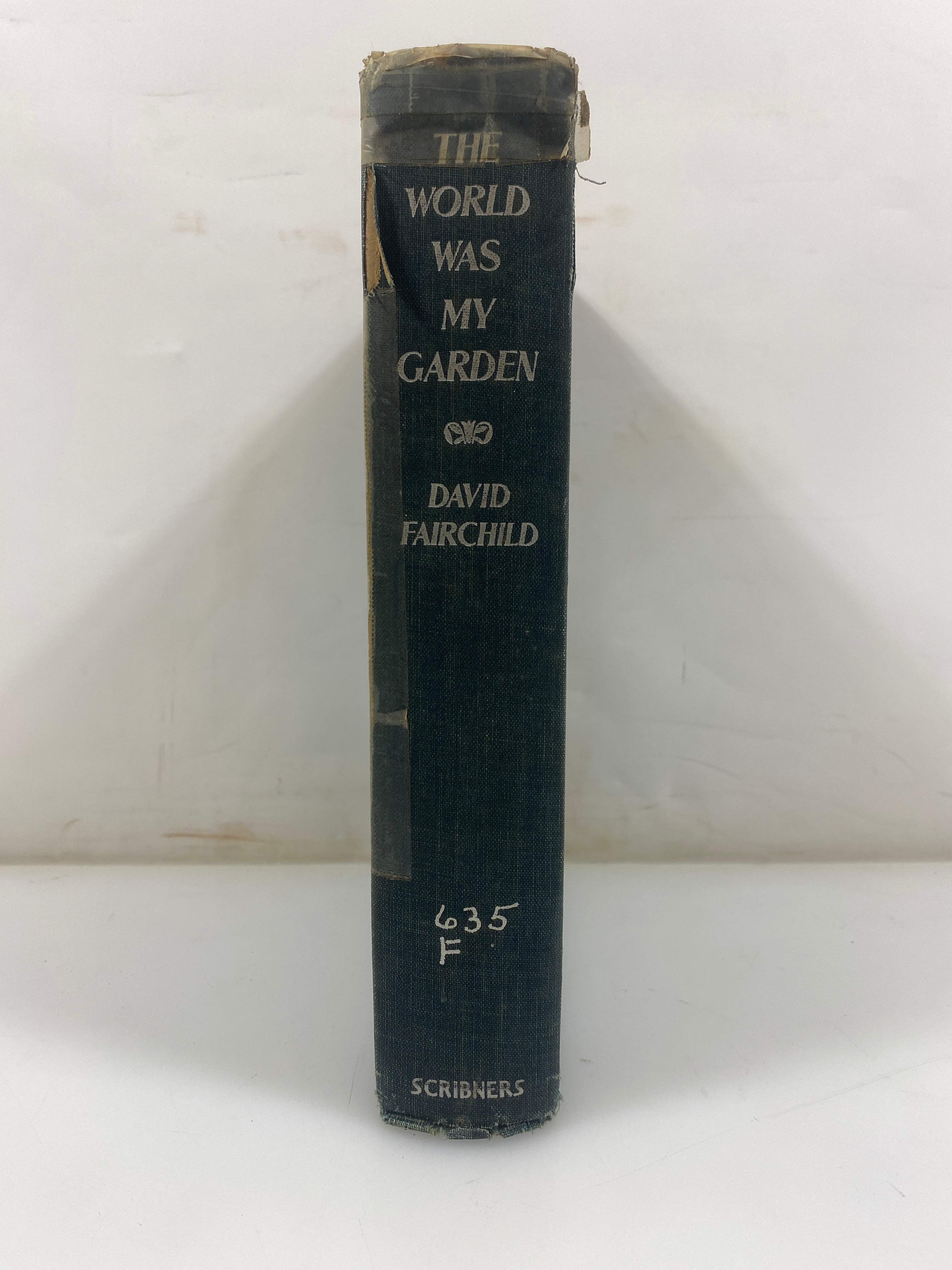 The World Was My Garden by Fairchild Ex-Library 1938 HC