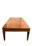 Wooden Checkerboard Style Coffee Table