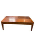 Wooden Checkerboard Style Coffee Table