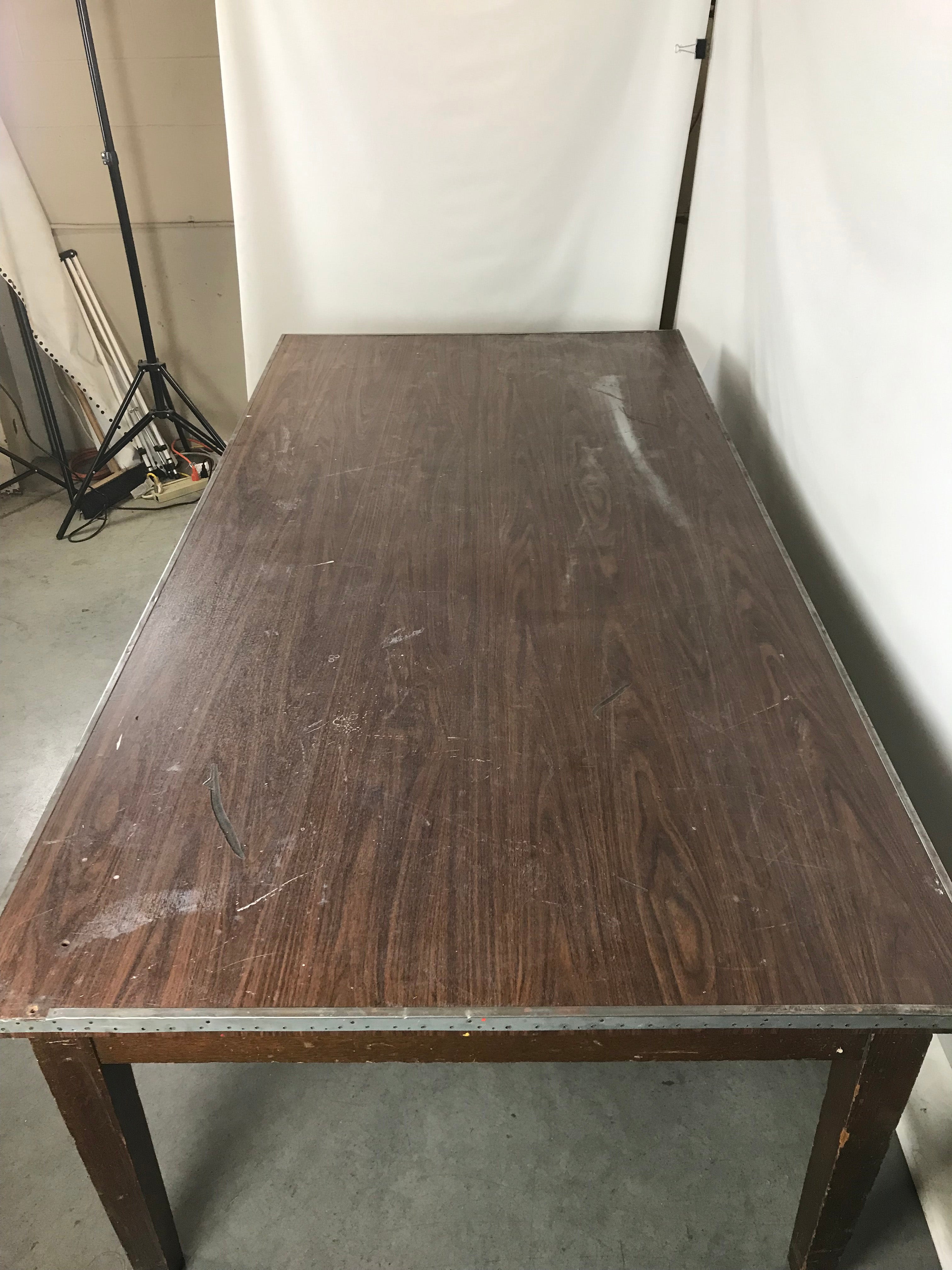 Large 96x48 Wood Table