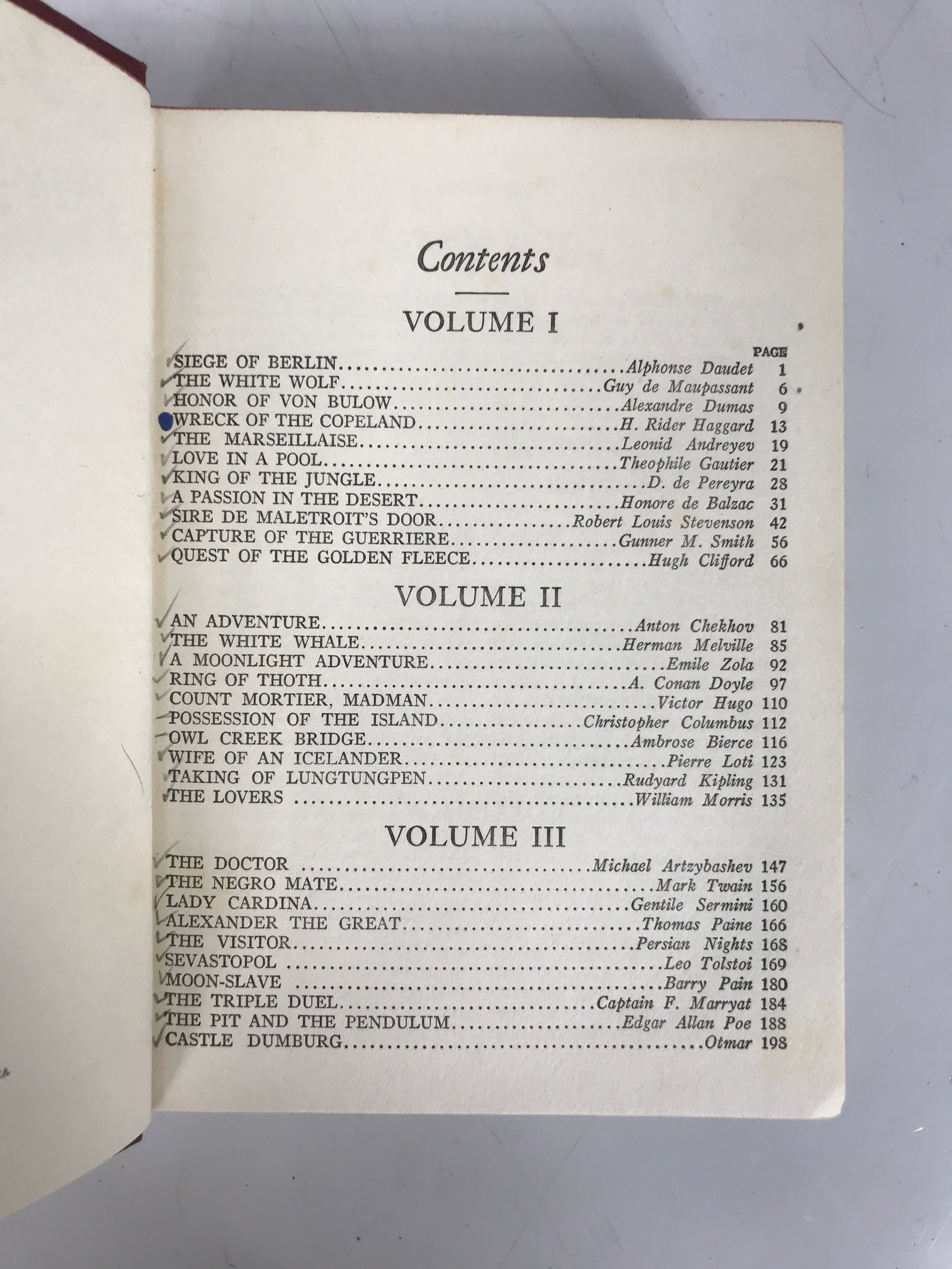 Famous Adventure Stories 1929 Twain/Tolstoi/Hugo/Melville Walter Black HC