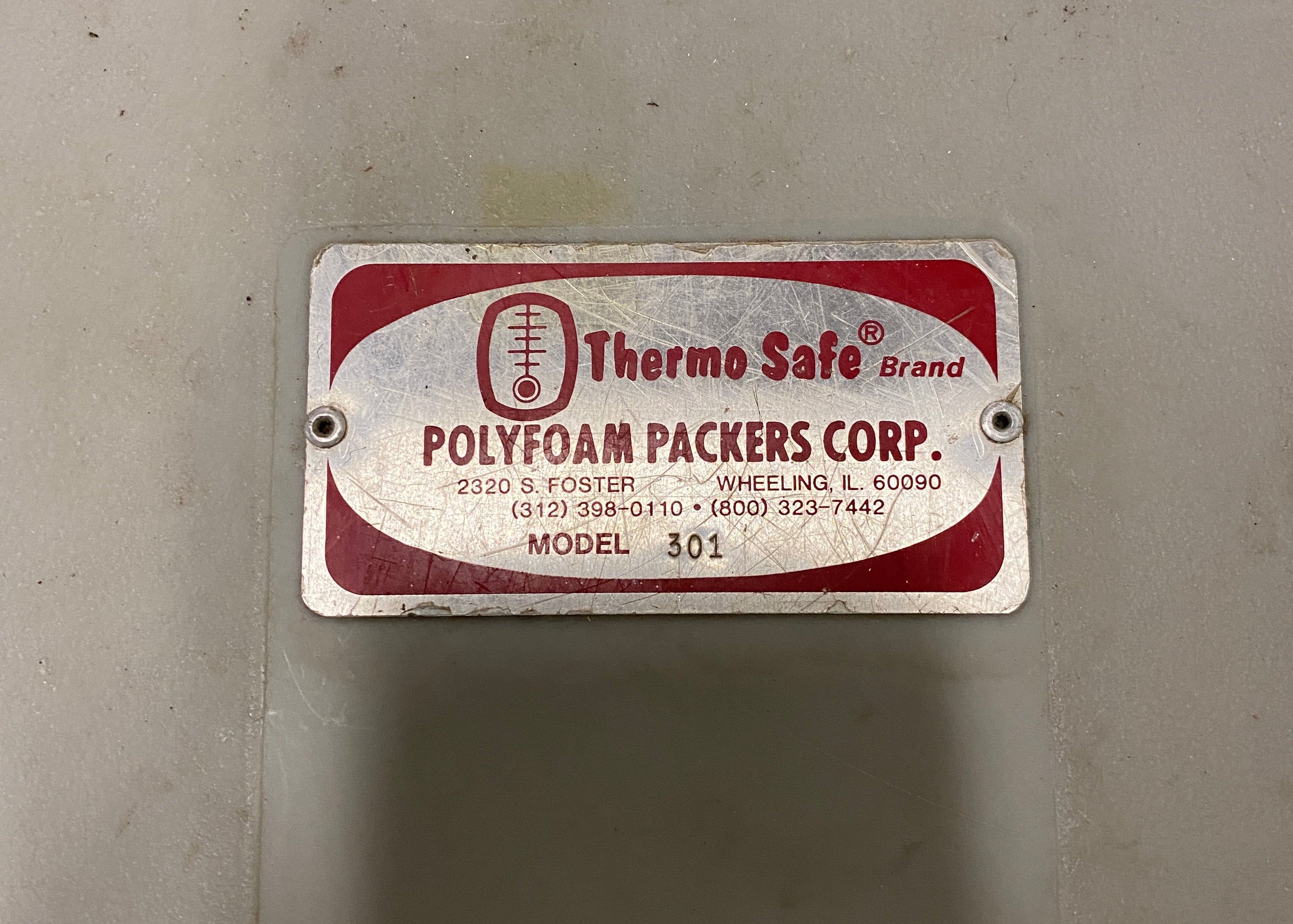 Thermo Safe Brand Model #301 Chest Cooler