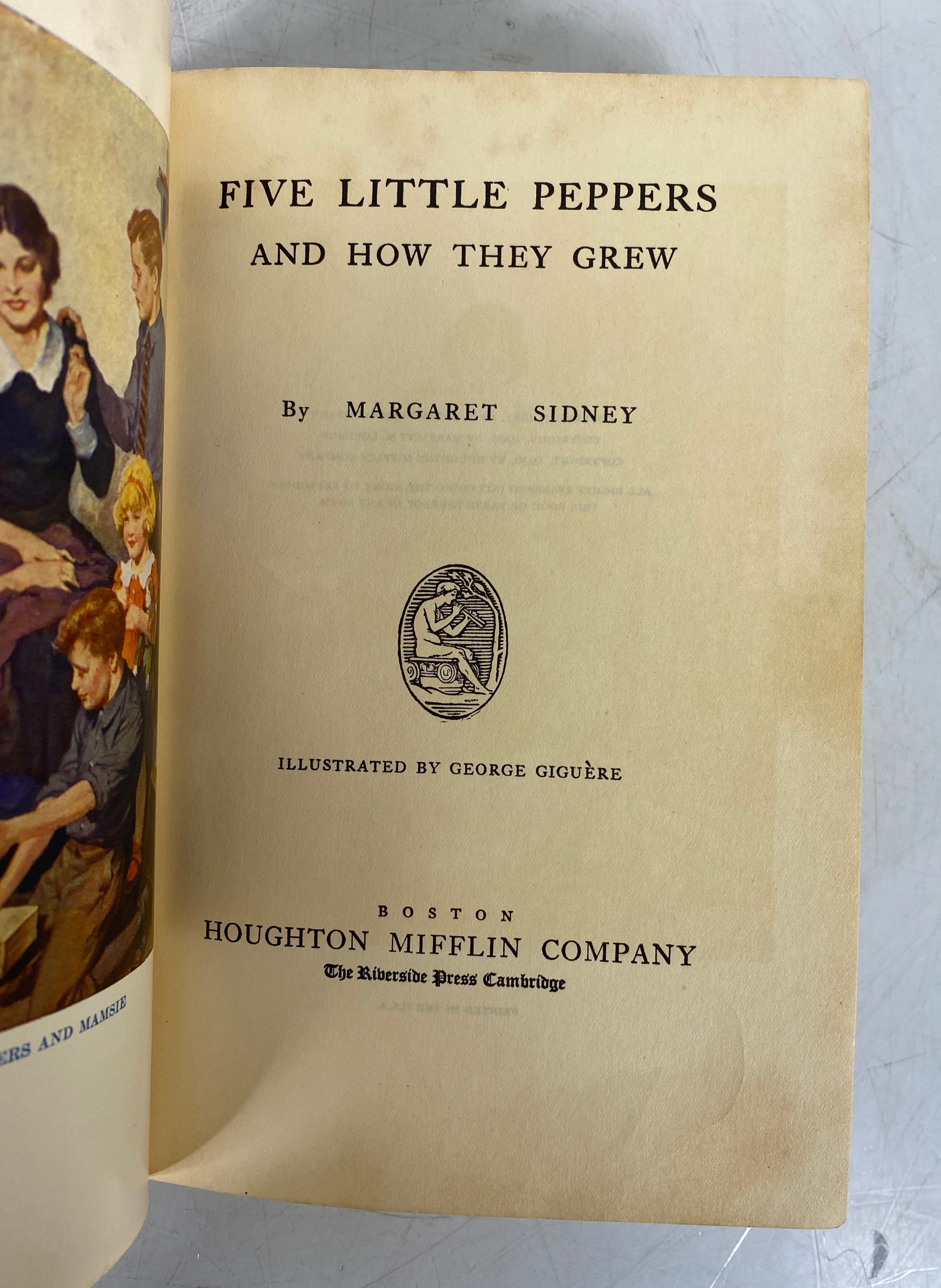 Five Little Pepper & How They Grew Inscribed by Author's Daughter to C.A.R. 1936