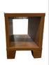 Oak Cubby Side Table