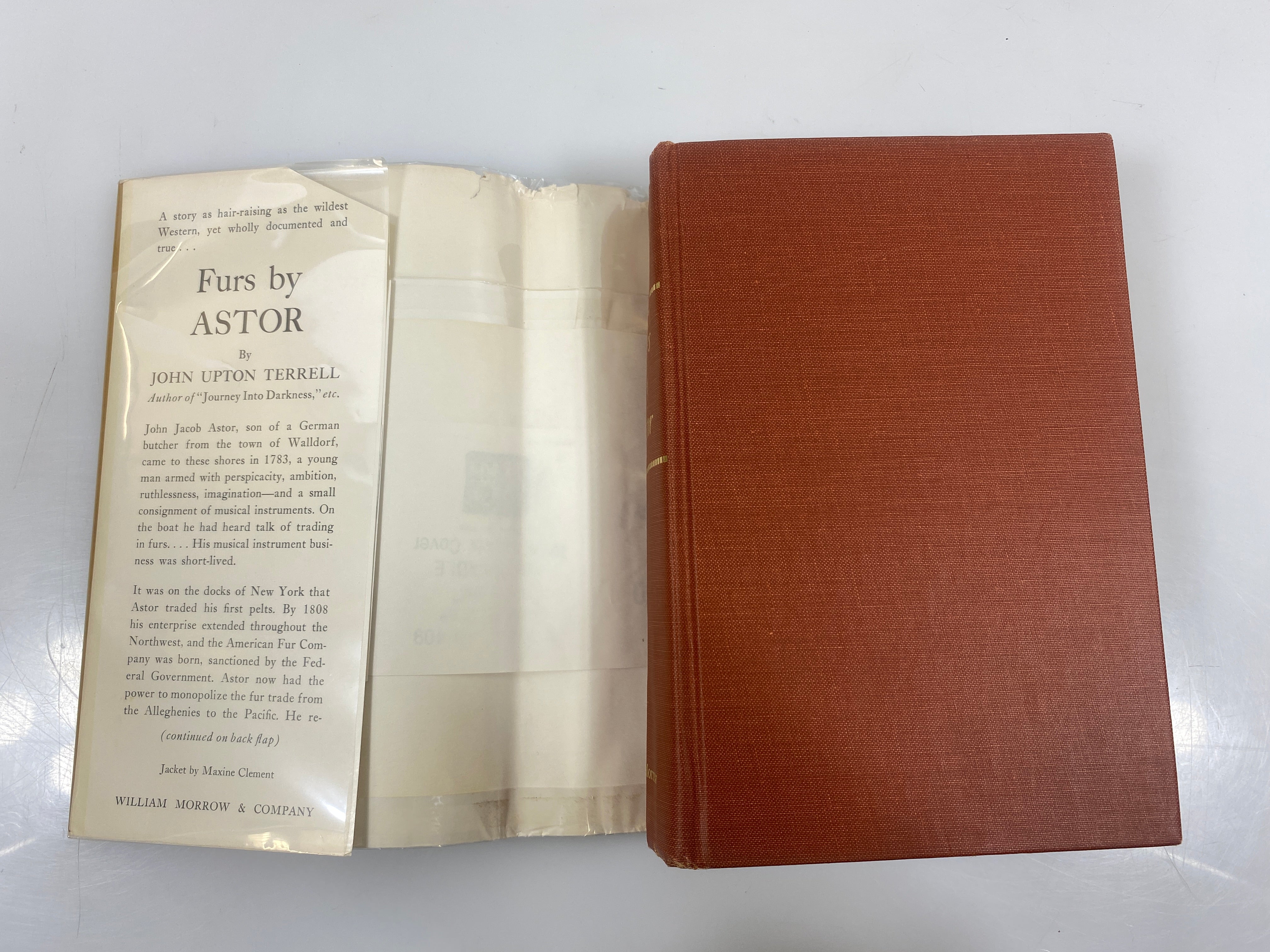Furs by Astor by Terrell William Morrow & Co 1963 HCDJ
