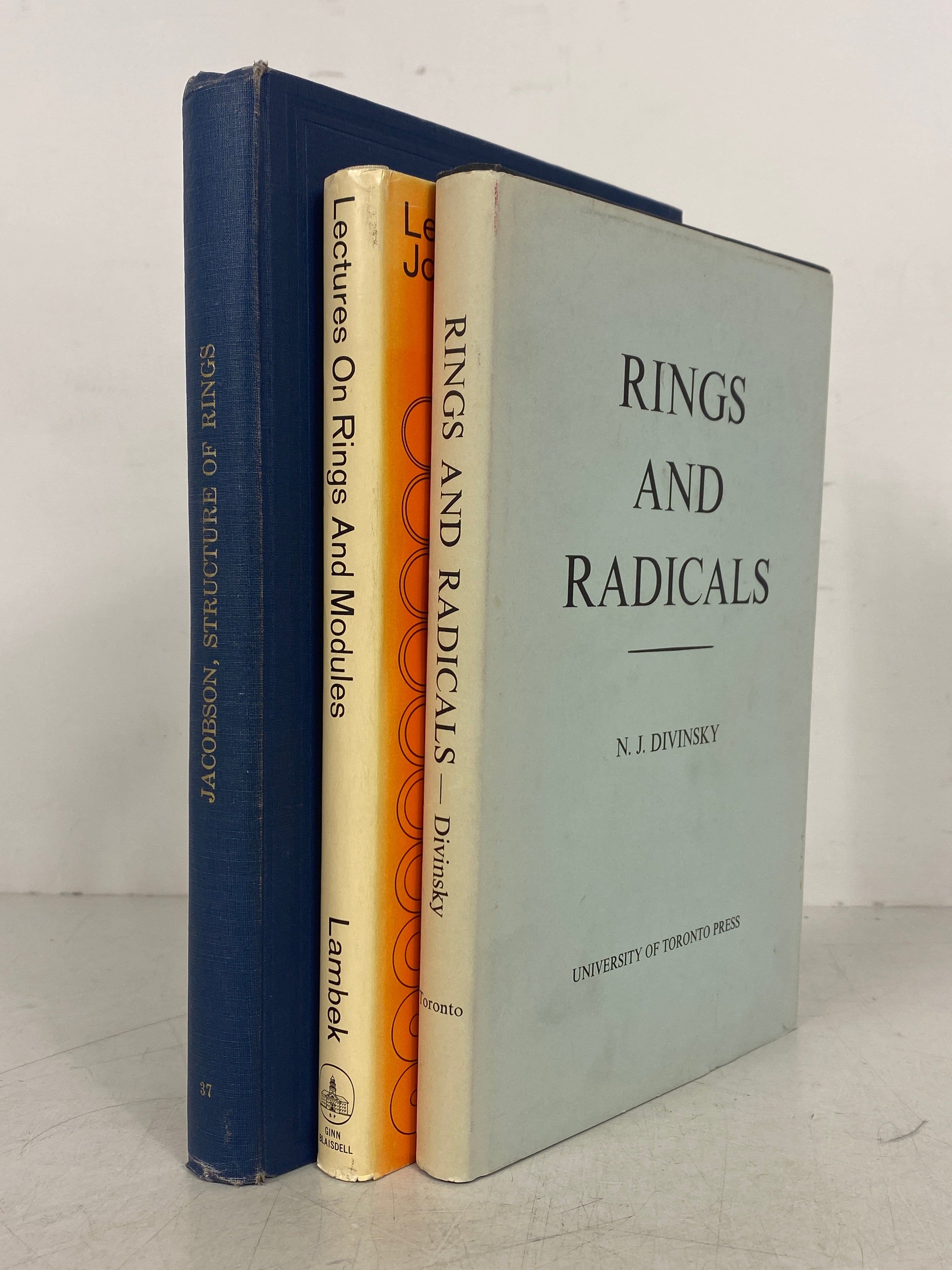 3 Vols: Structure of Rings/Lectures on Rings & Modules/Rings & Radicals HC