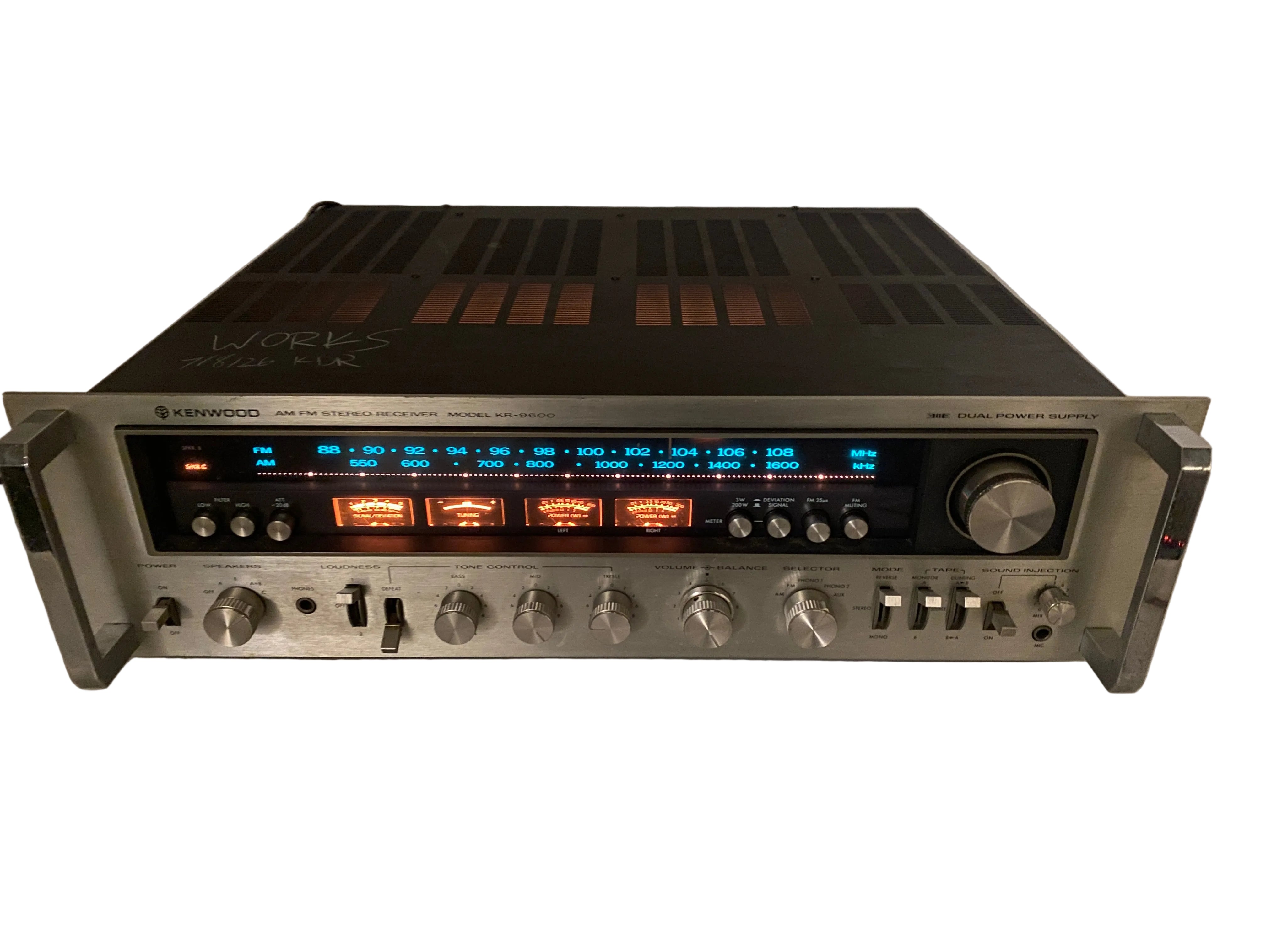 Kenwood Model KR-9600 Vintage Stereo Receiver