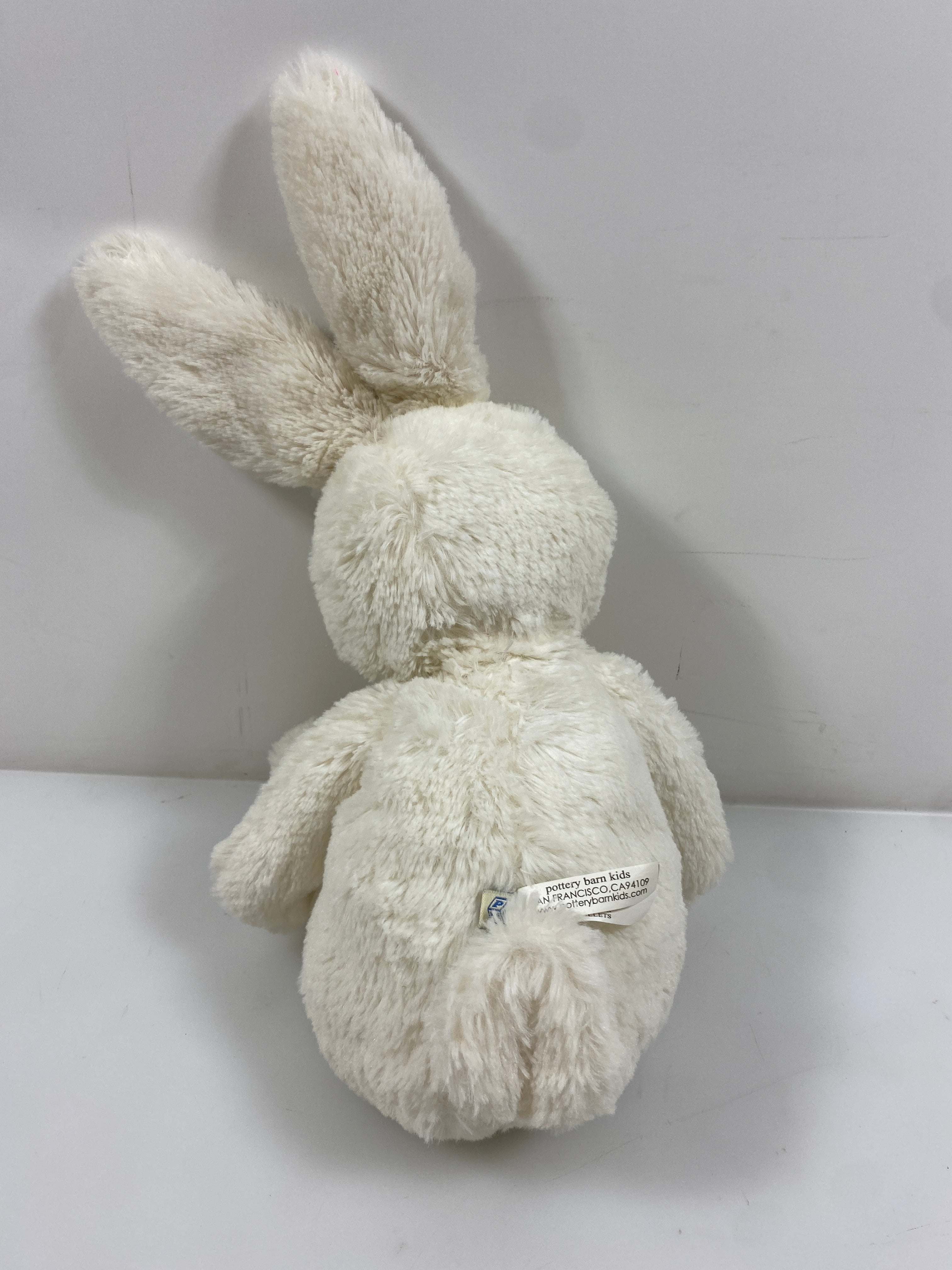 Pottery Barn Kids White Rabbit Stuffed Plush Toy