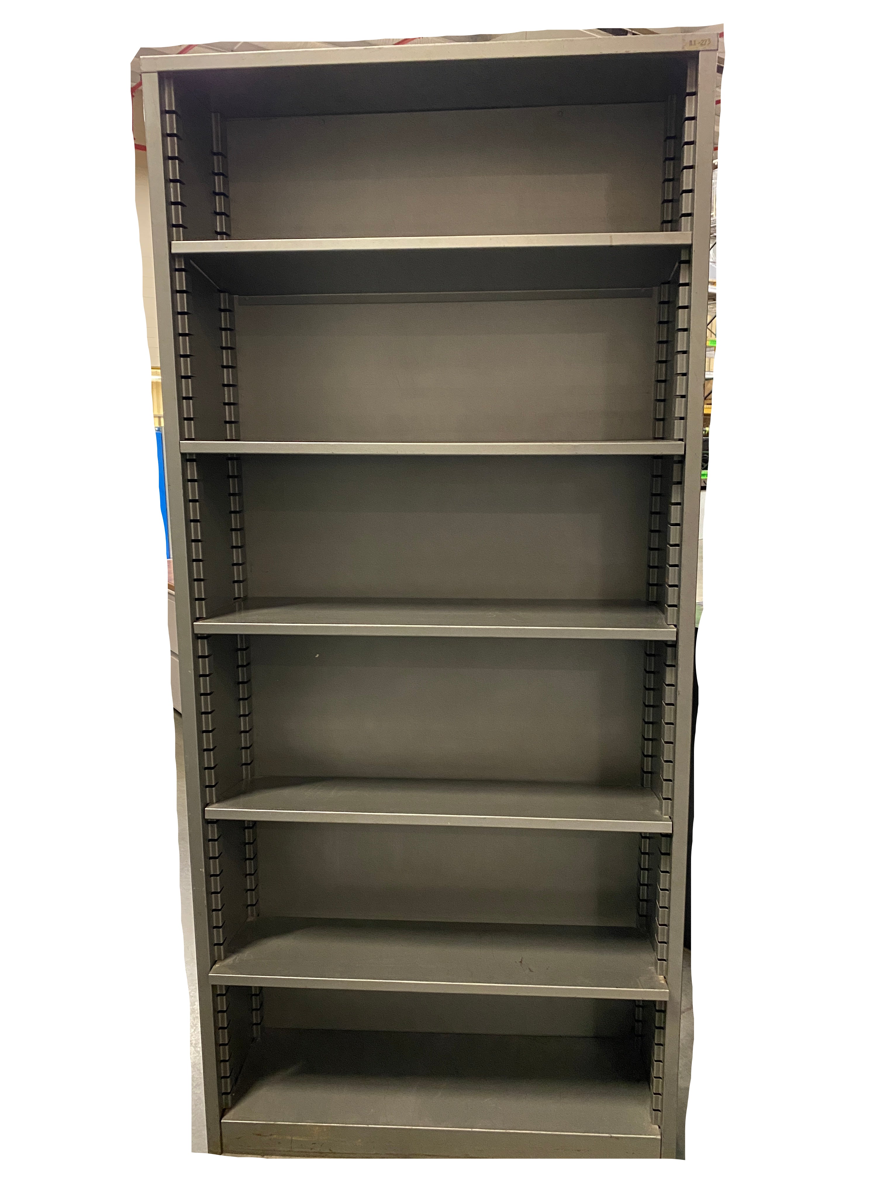 6 Tier Grey Adjustable Metal Shelf