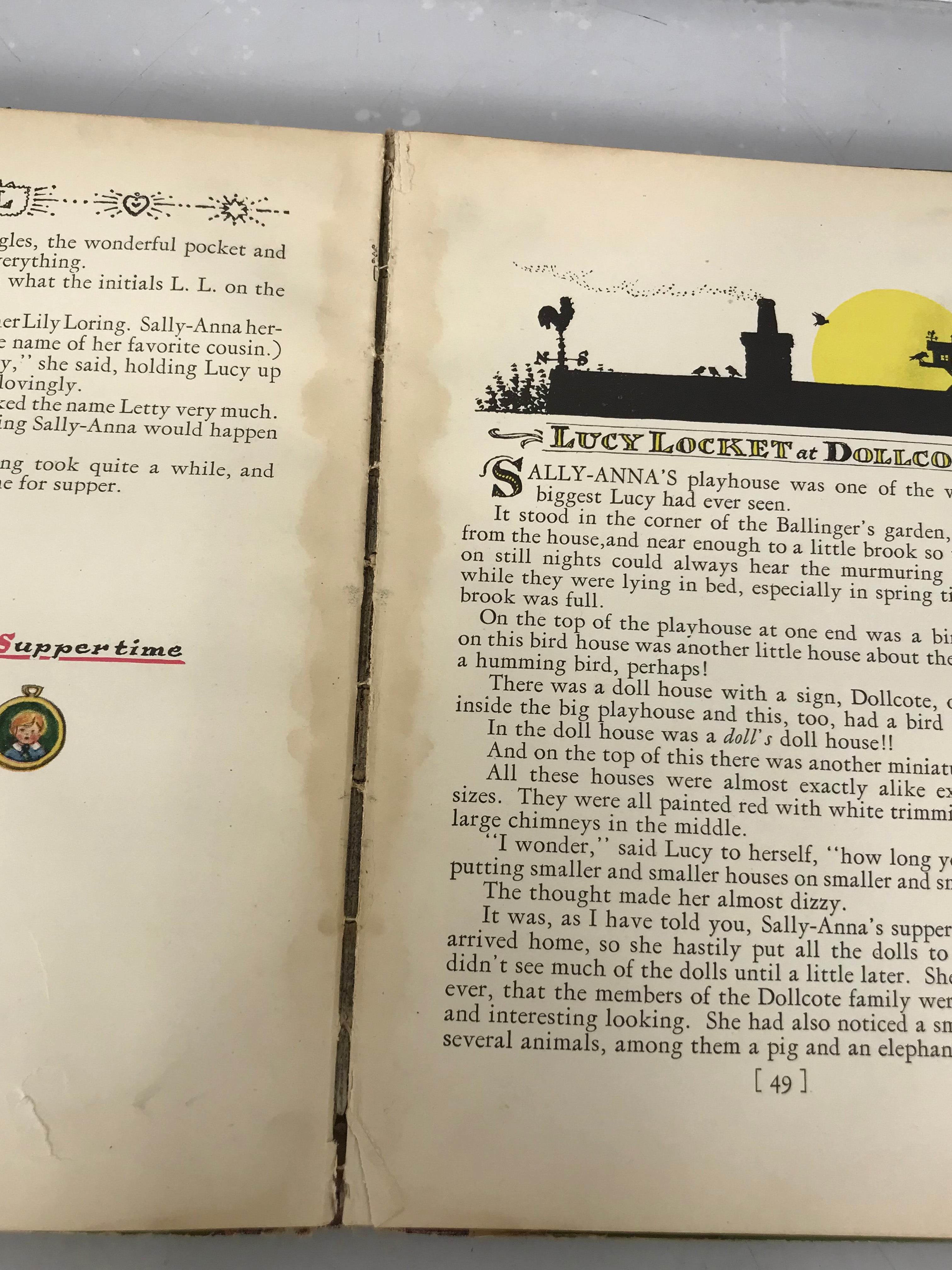 Lucy Locket The Doll with The Pocket by John Rae 1928 HC