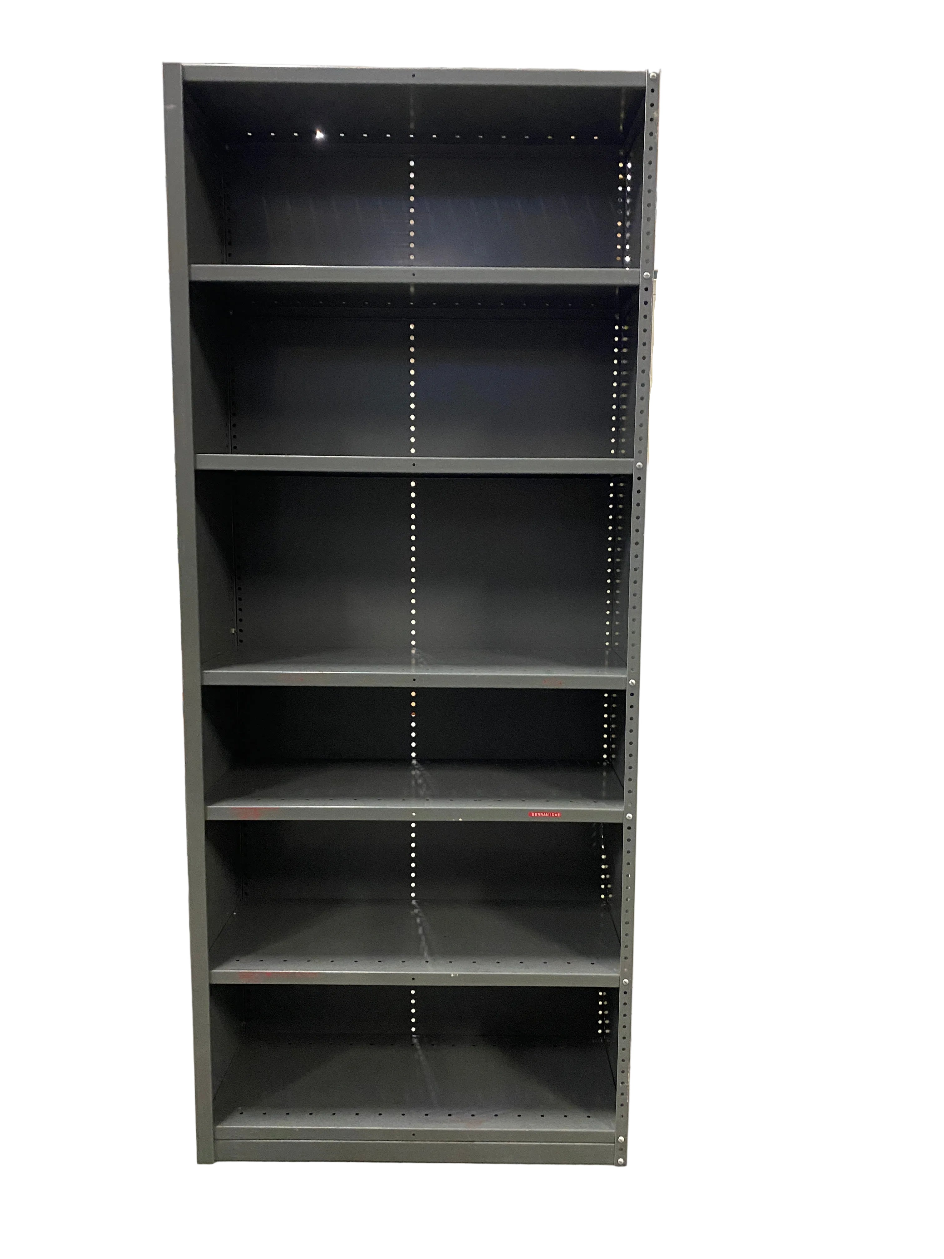 6 Tier Dark Grey Adjustable Metal Shelf