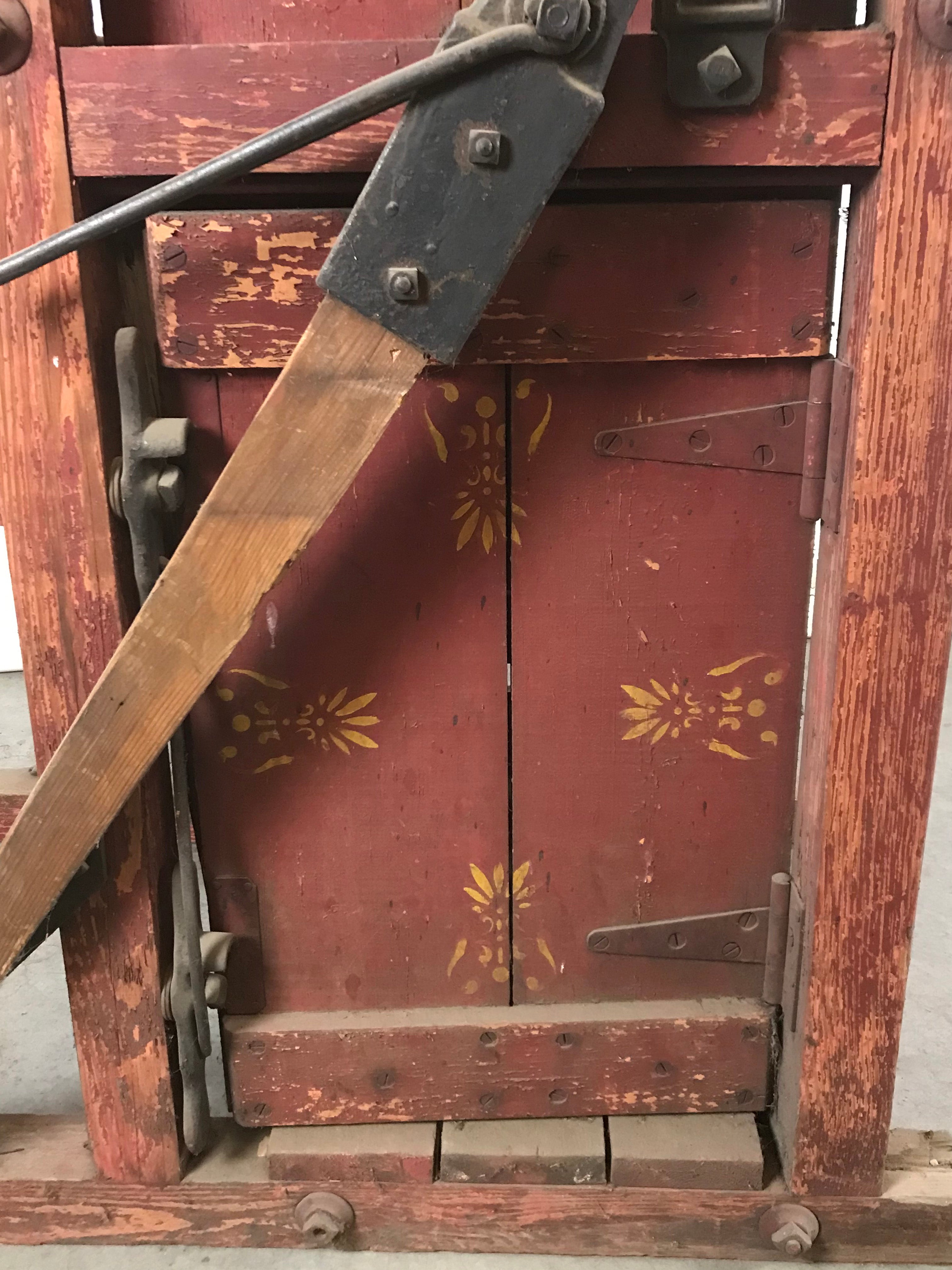 Antique The Wolverine Paper Baler