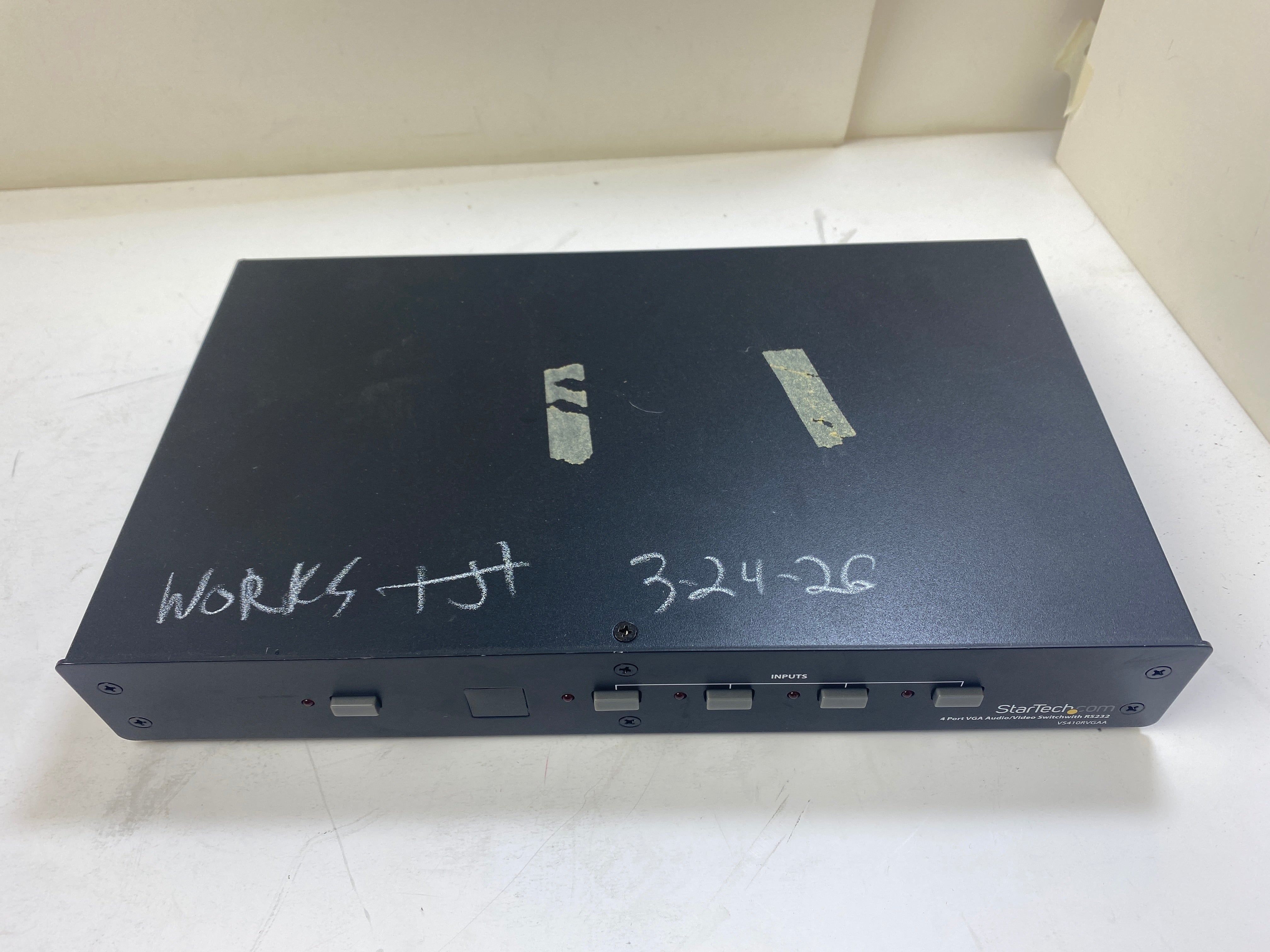 StarTech 4 Port VGA Video Audio Switch with RS232 Control