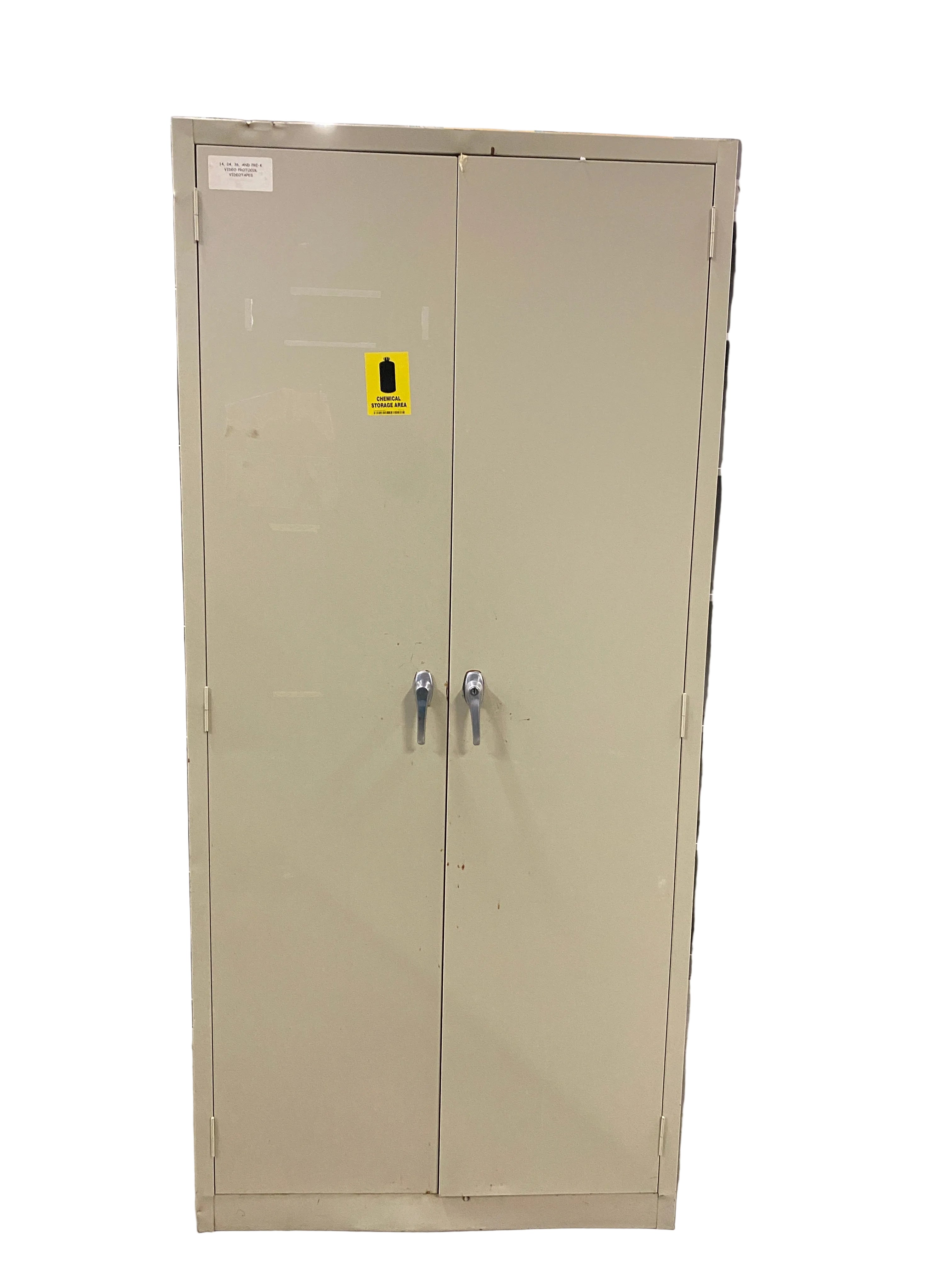 Tan 5 Tier Metal Cabinet