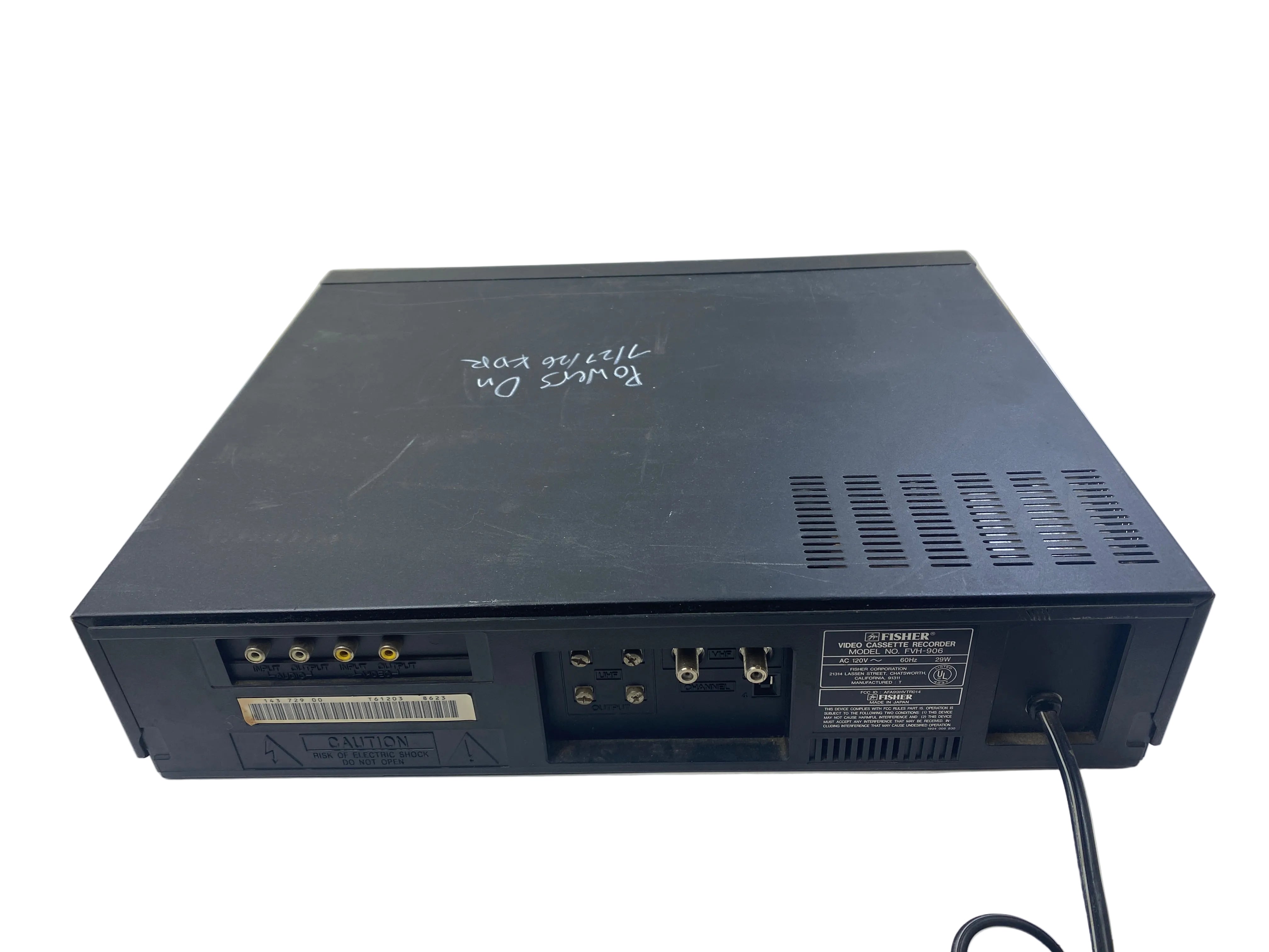 Fisher Studio Standard VCR FVH-906