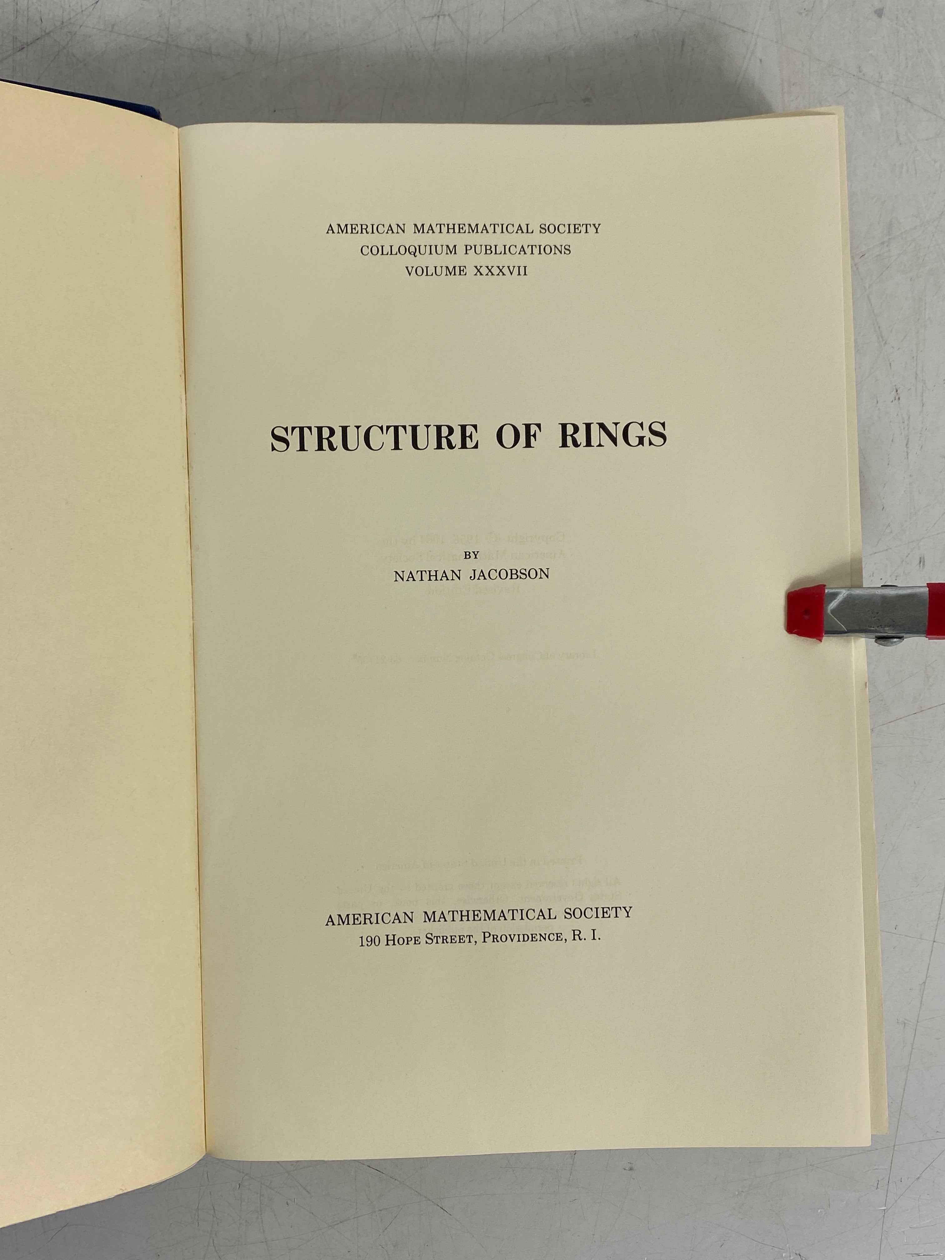 3 Vols: Structure of Rings/Lectures on Rings & Modules/Rings & Radicals HC