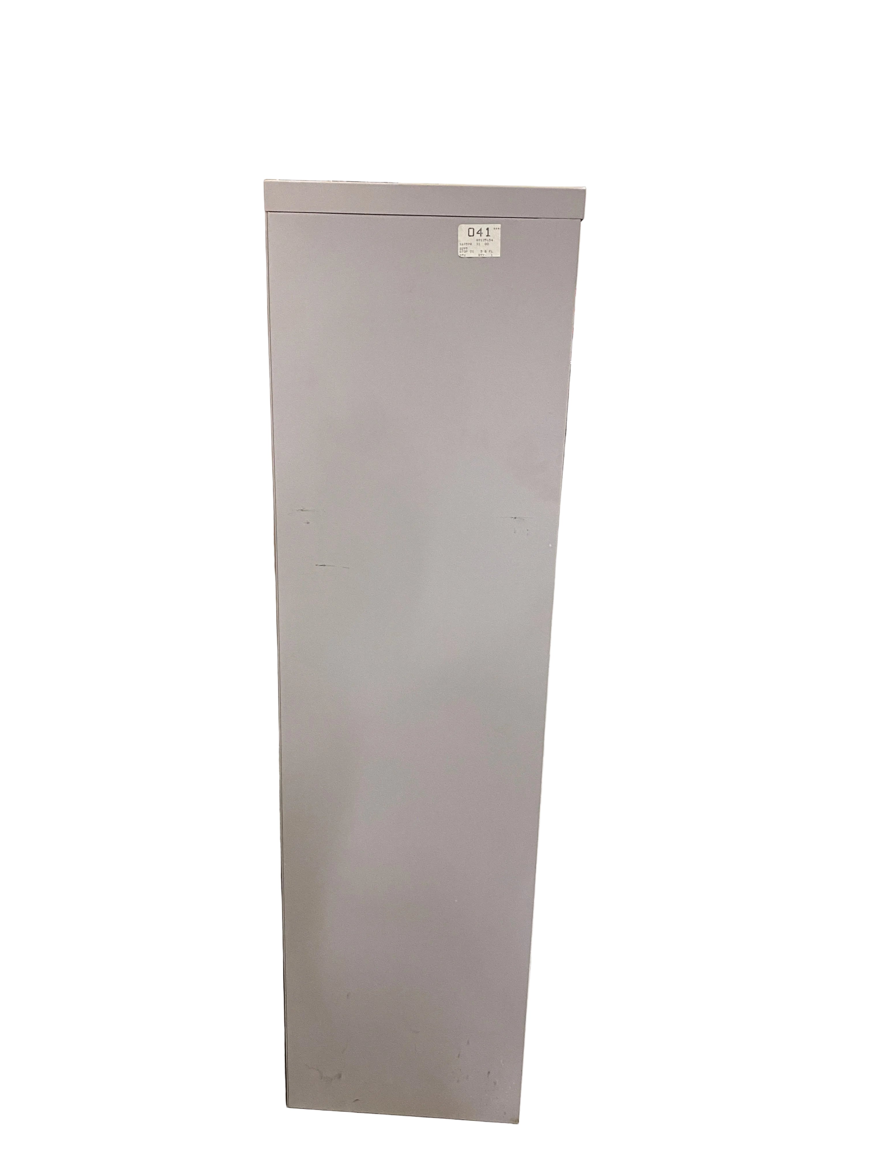 4 Tier Light Grey Adjustable Metal Shelf