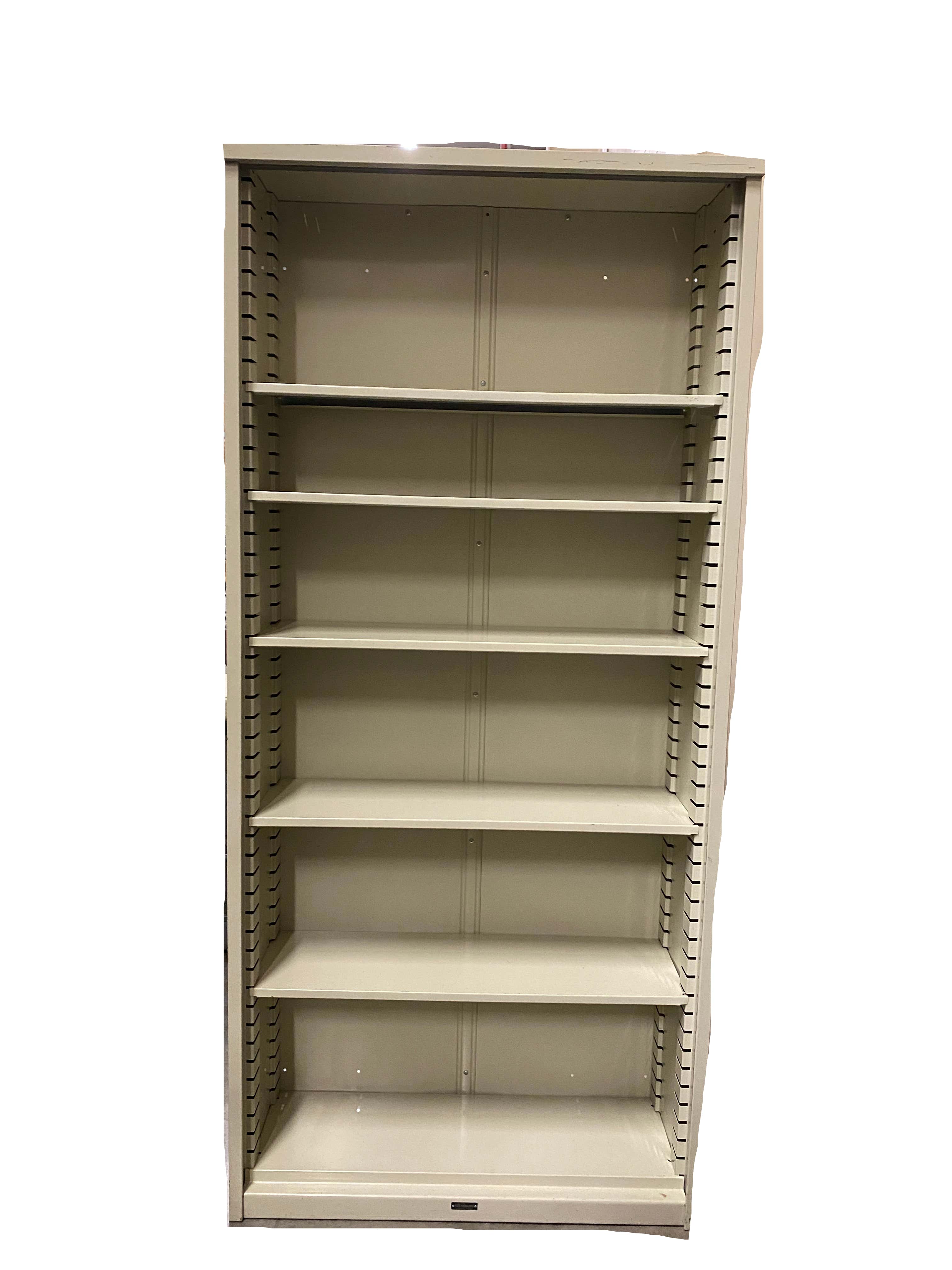 Borroughs Tan 6 Tier Adjustable Metal Shelves