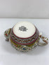 Ceramicas De Coimbra Hand Painted Multicolor Teapot Portugal