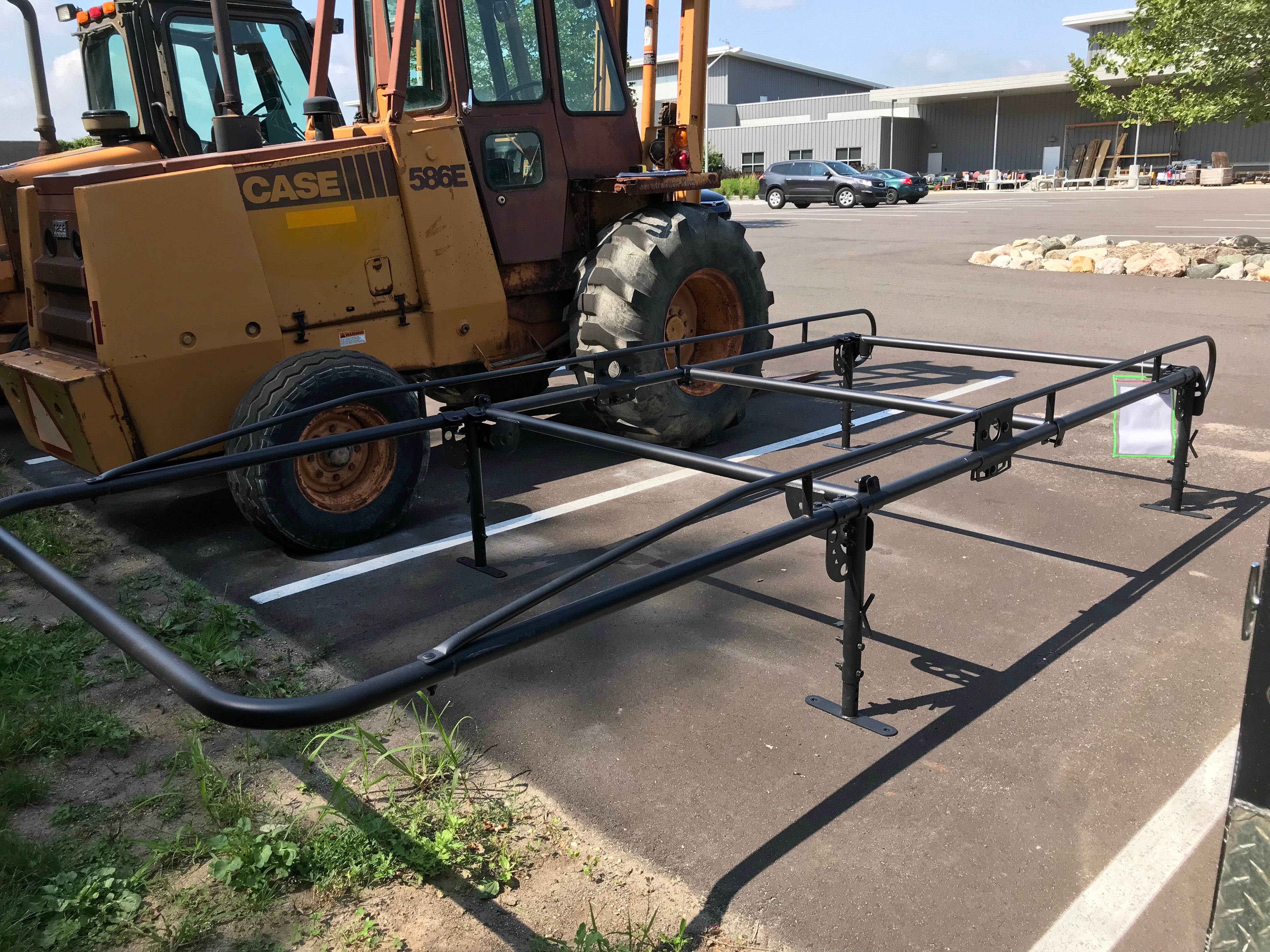 Buyers 14' Black Metal Ladder Rack
