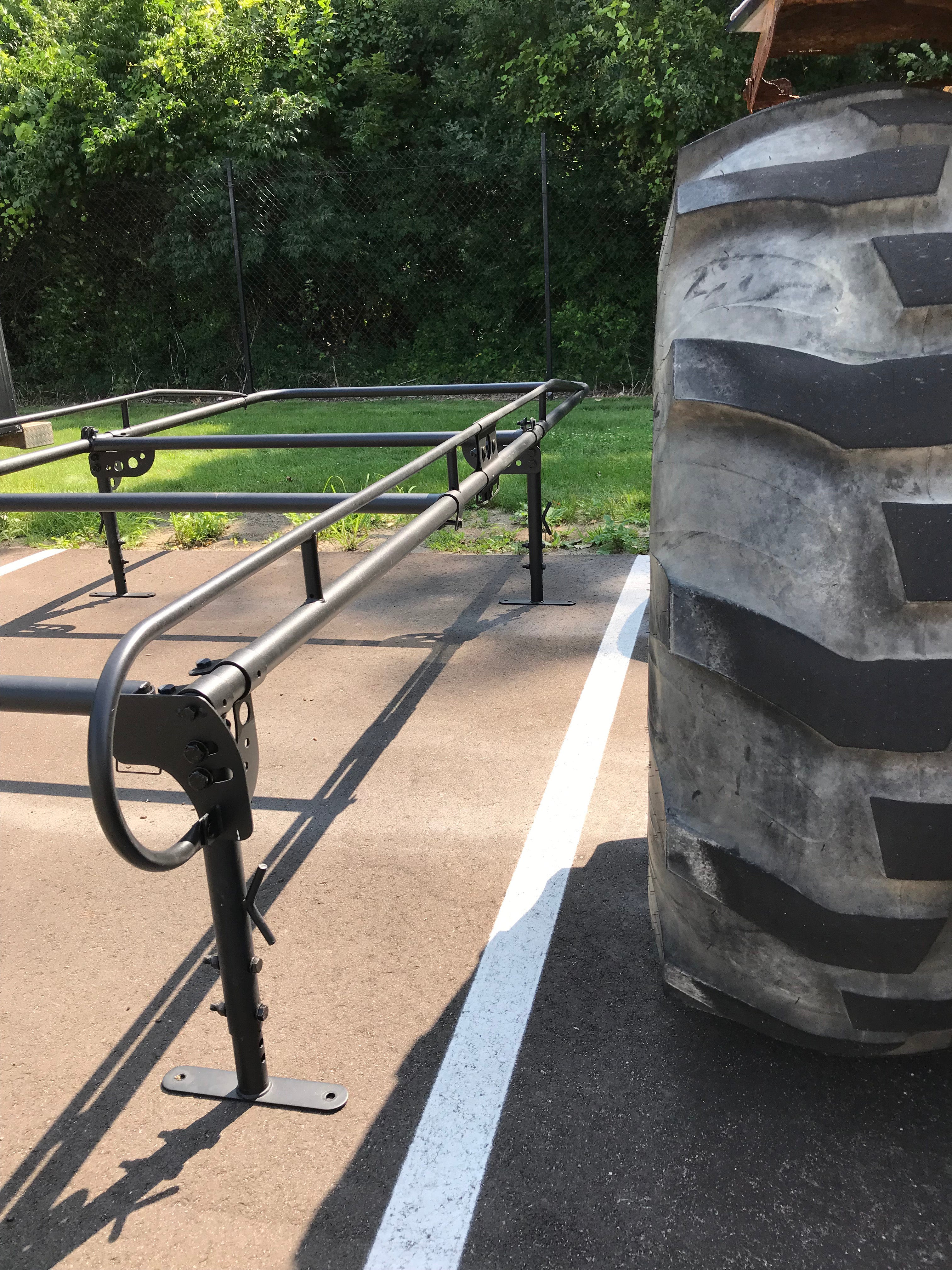 Buyers 14' Black Metal Ladder Rack