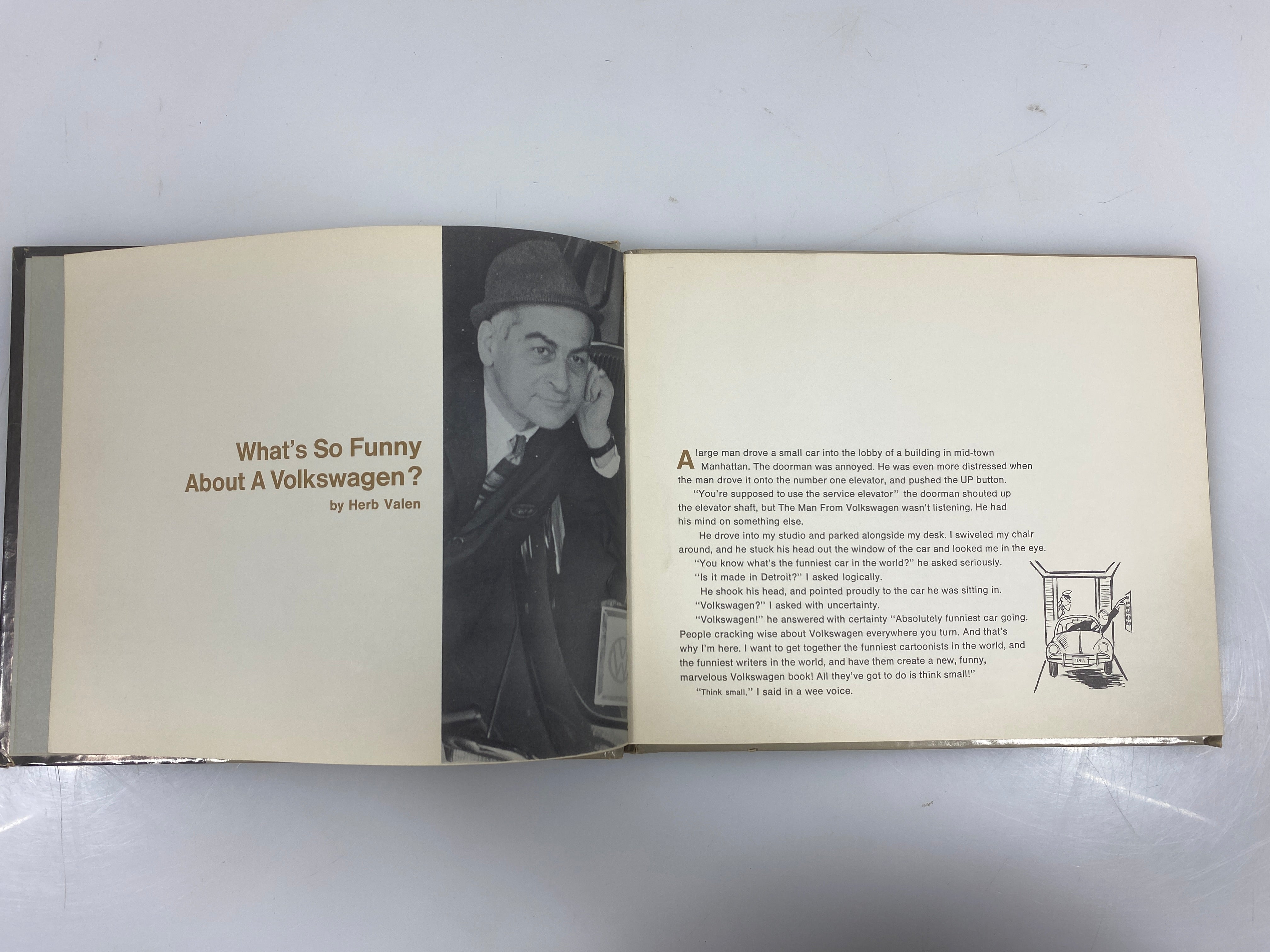 Think Small Volkswagen of America 1967 Ex-Library HC