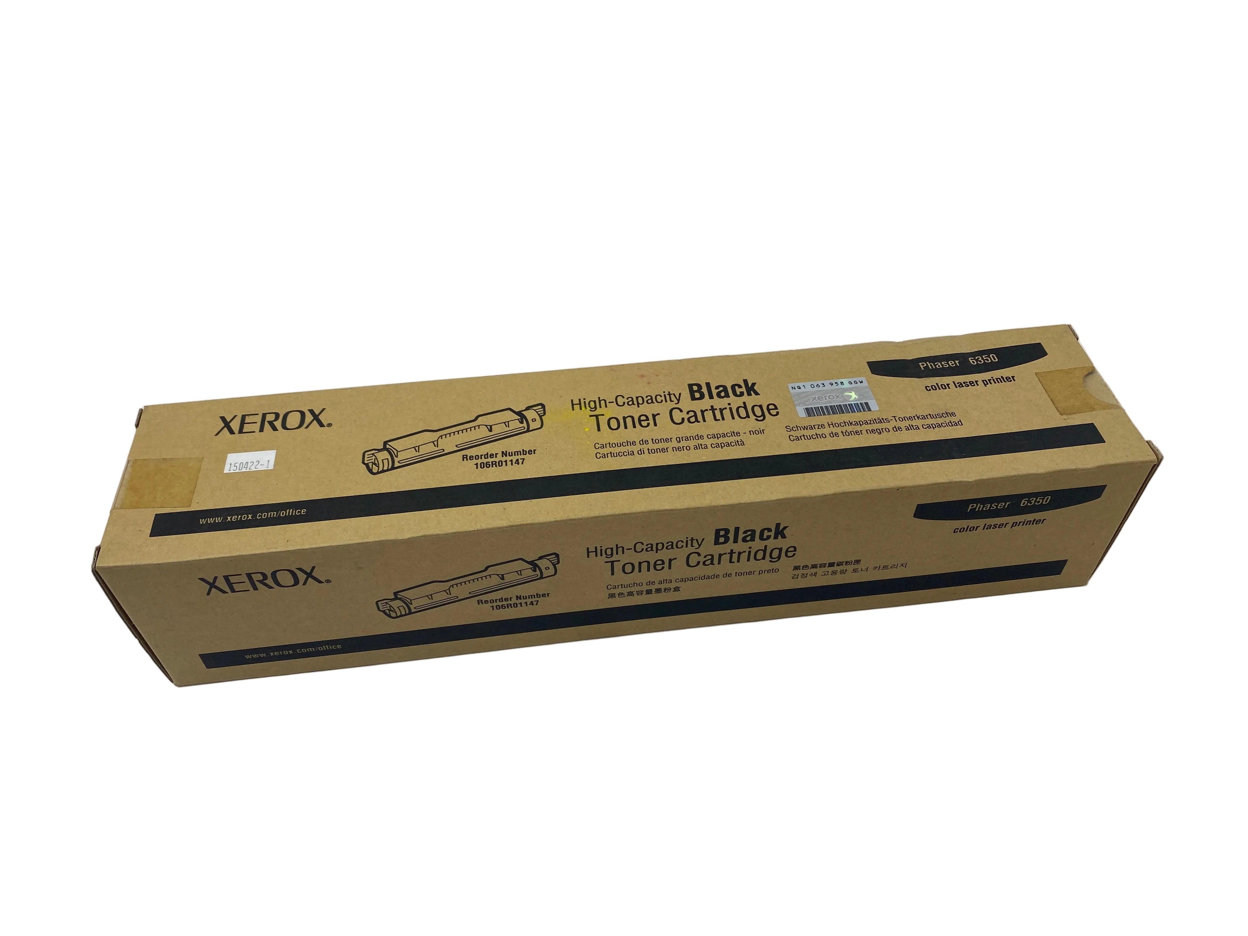Xerox Paser 6350 Black High-Capacity Toner Cartridge *New*