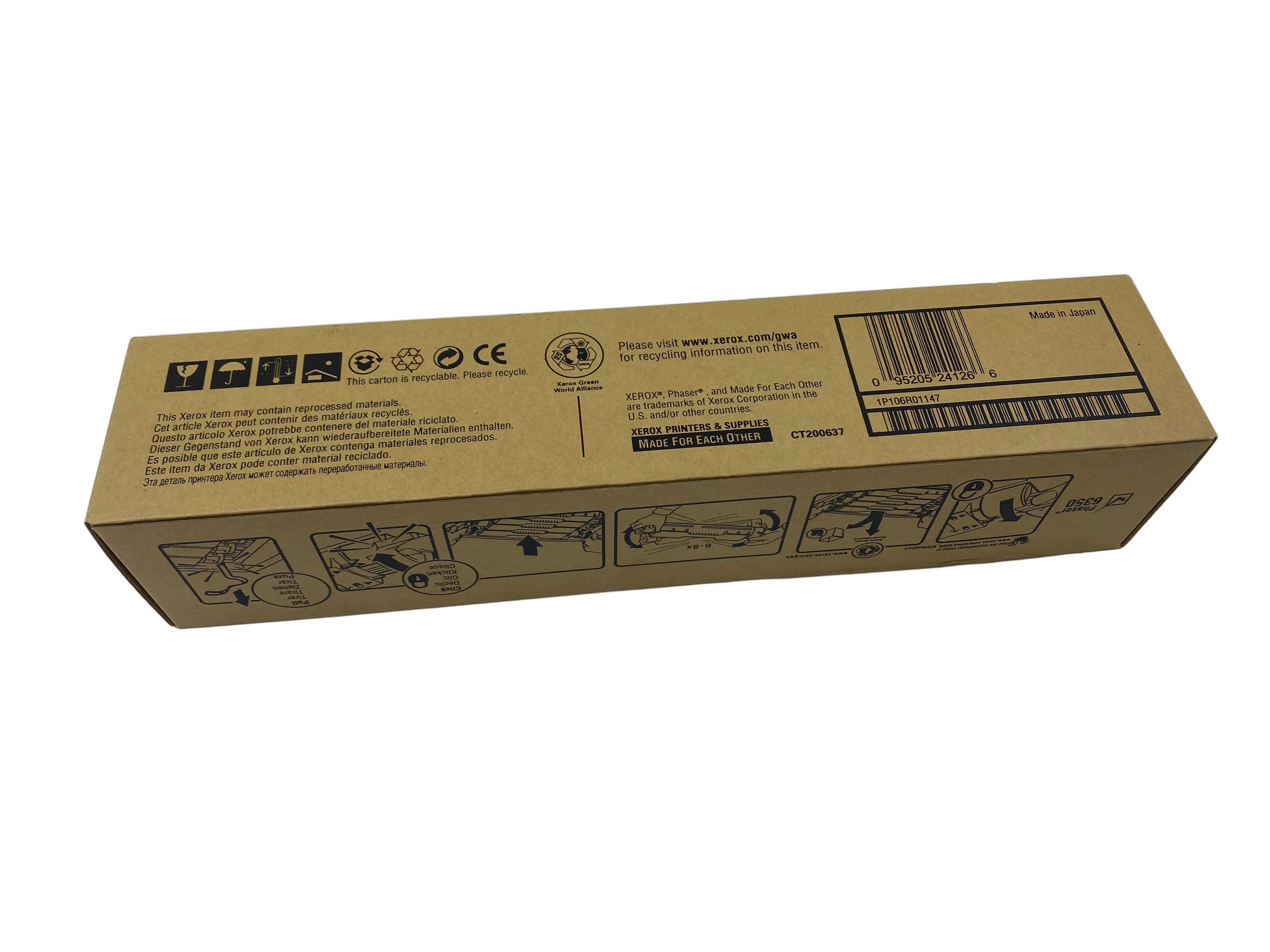 Xerox Paser 6350 Black High-Capacity Toner Cartridge *New*