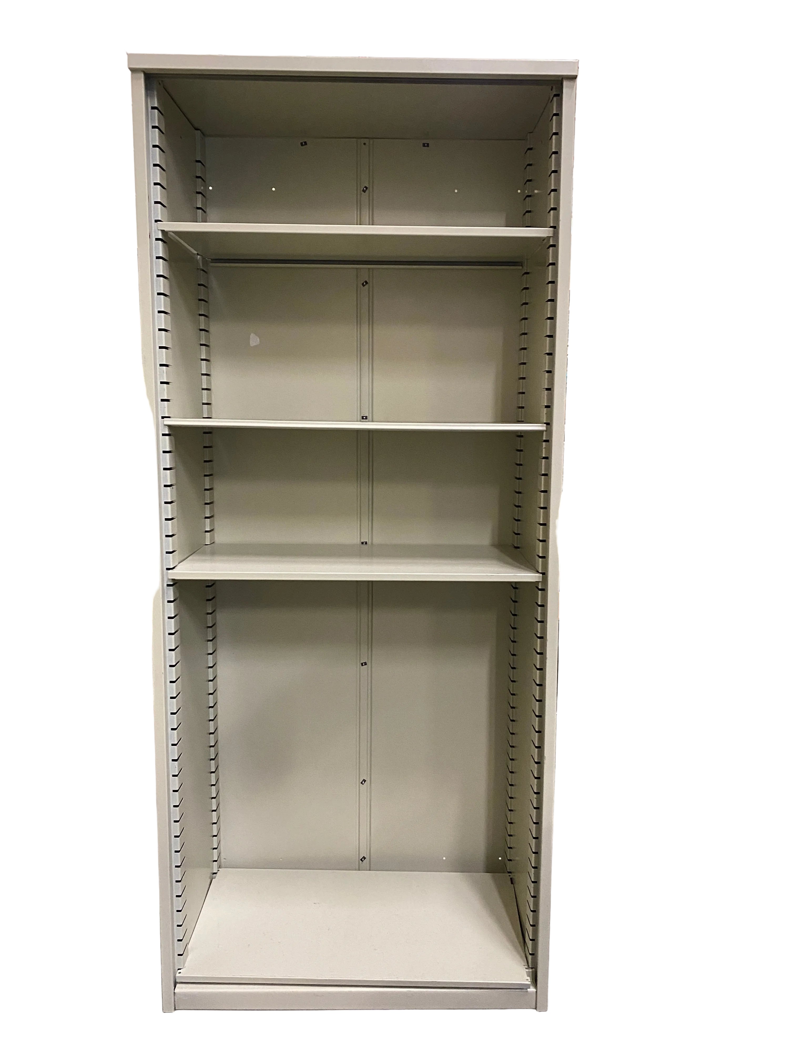 Borroughs Light Tan 5 Tier Adjustable Metal Shelves